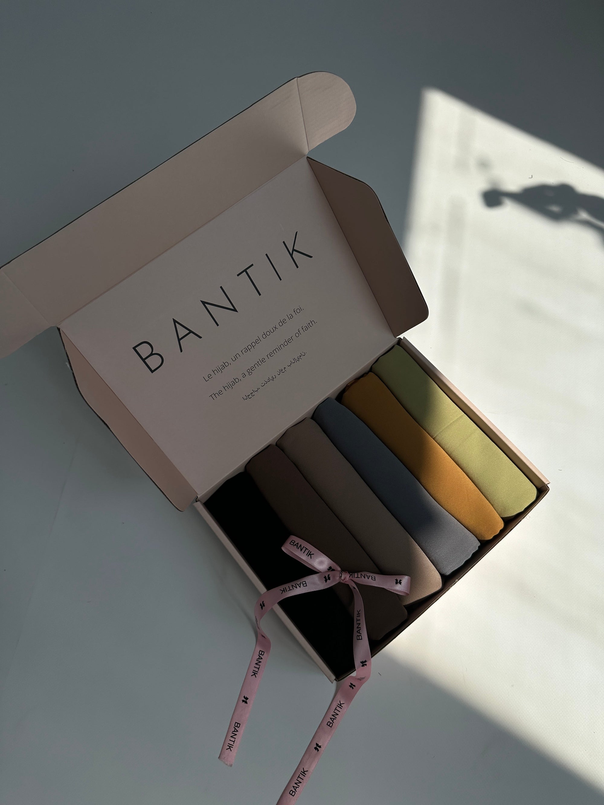 BOX DE 6 HIJAB EN MOUSSELINE