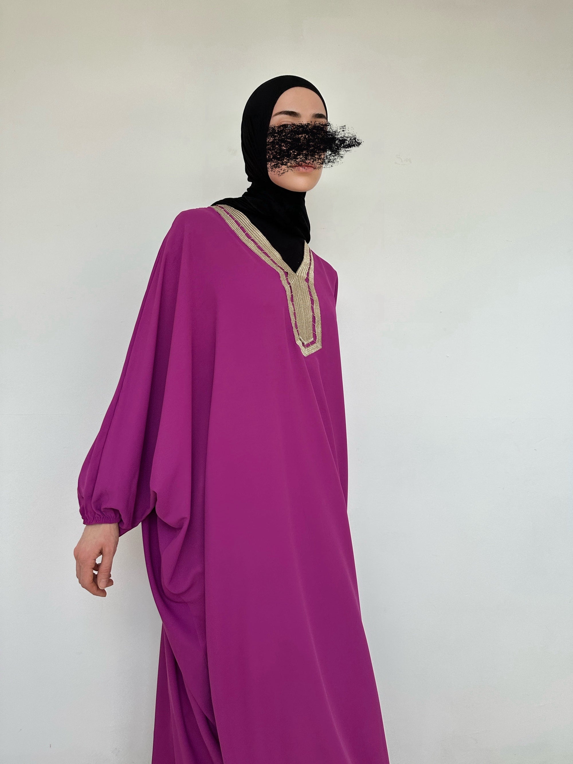 DJELLABA AYA FUCHSIA