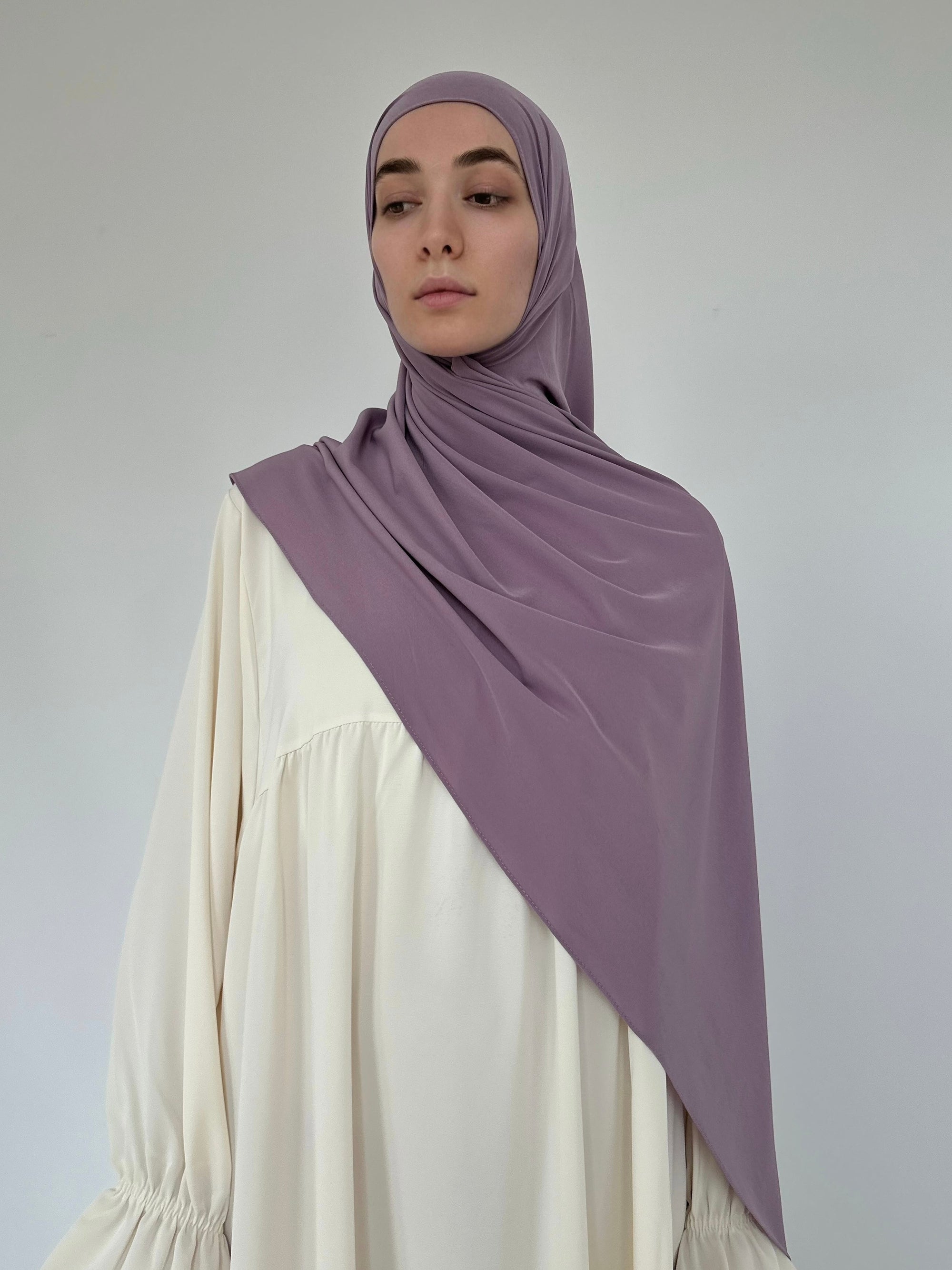 HIJAB JERSEY PLUME