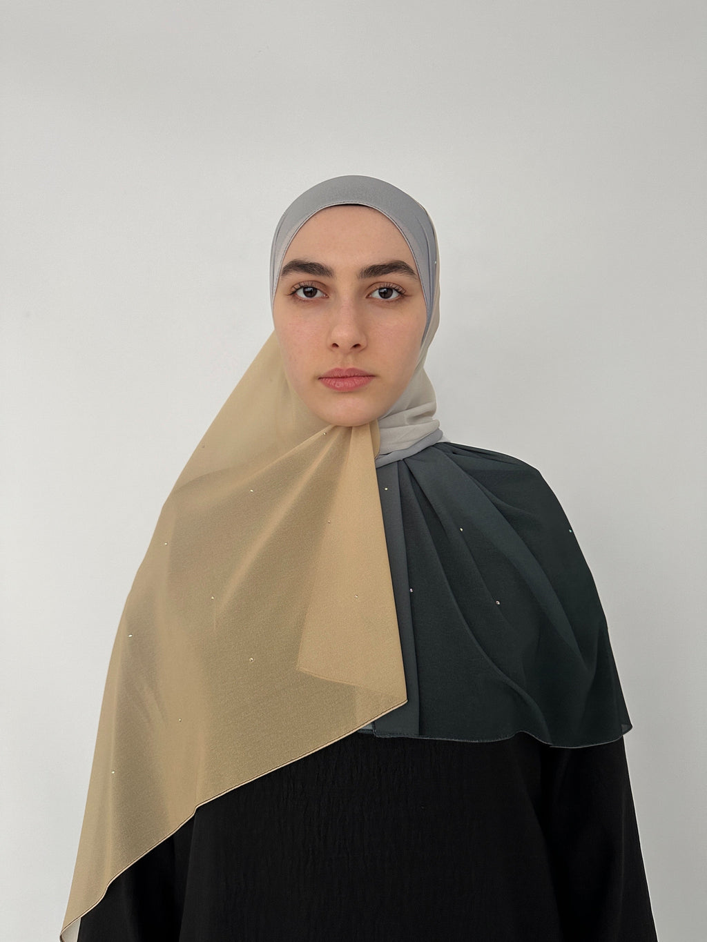 Hijab mousseline dégradé