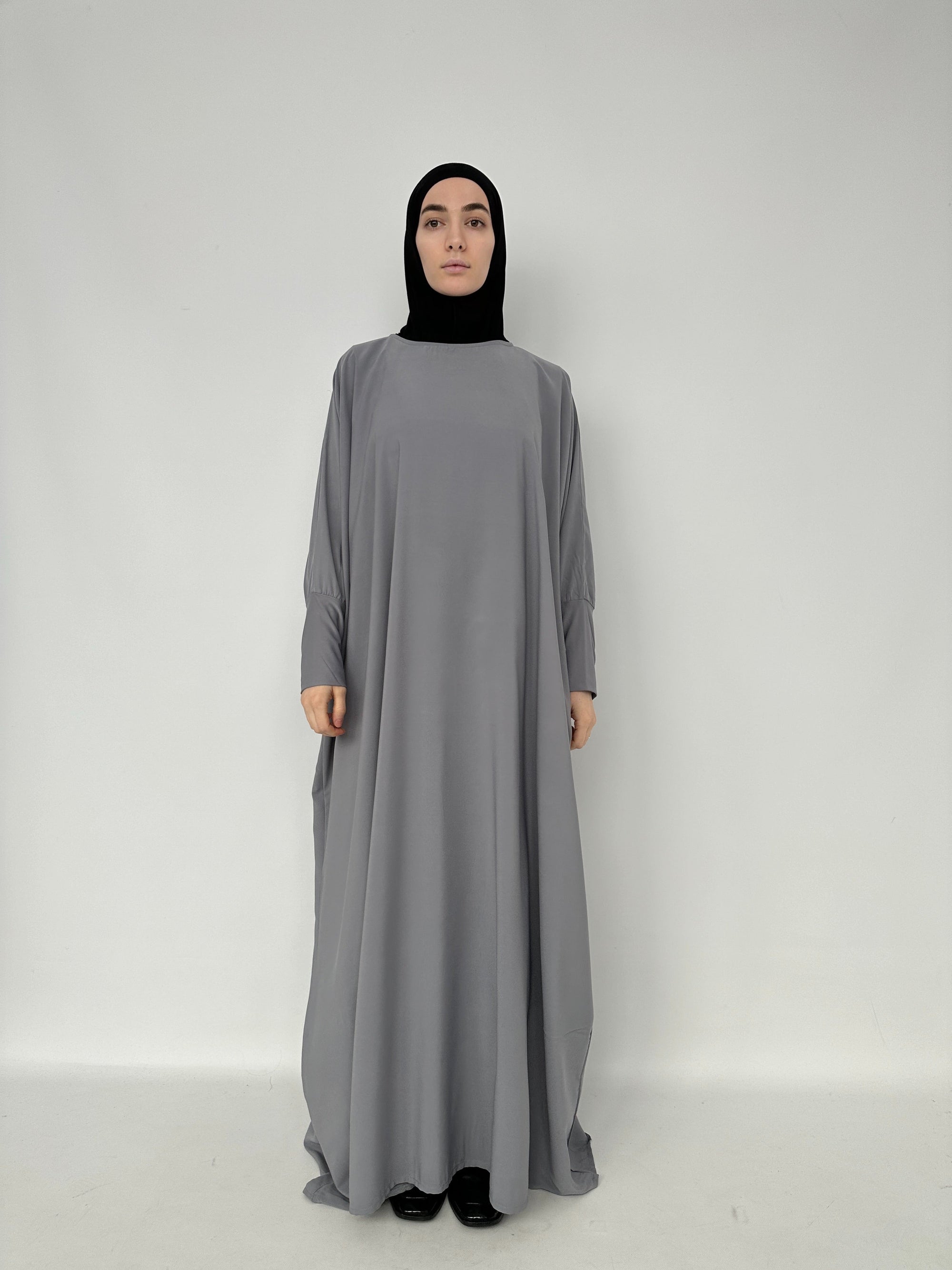 ABAYA SAMAL GRIS