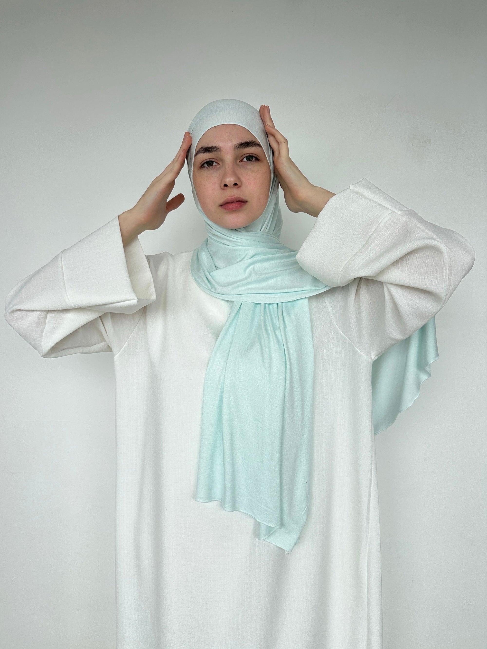 HIJAB JERSEY VERT D’EAU
