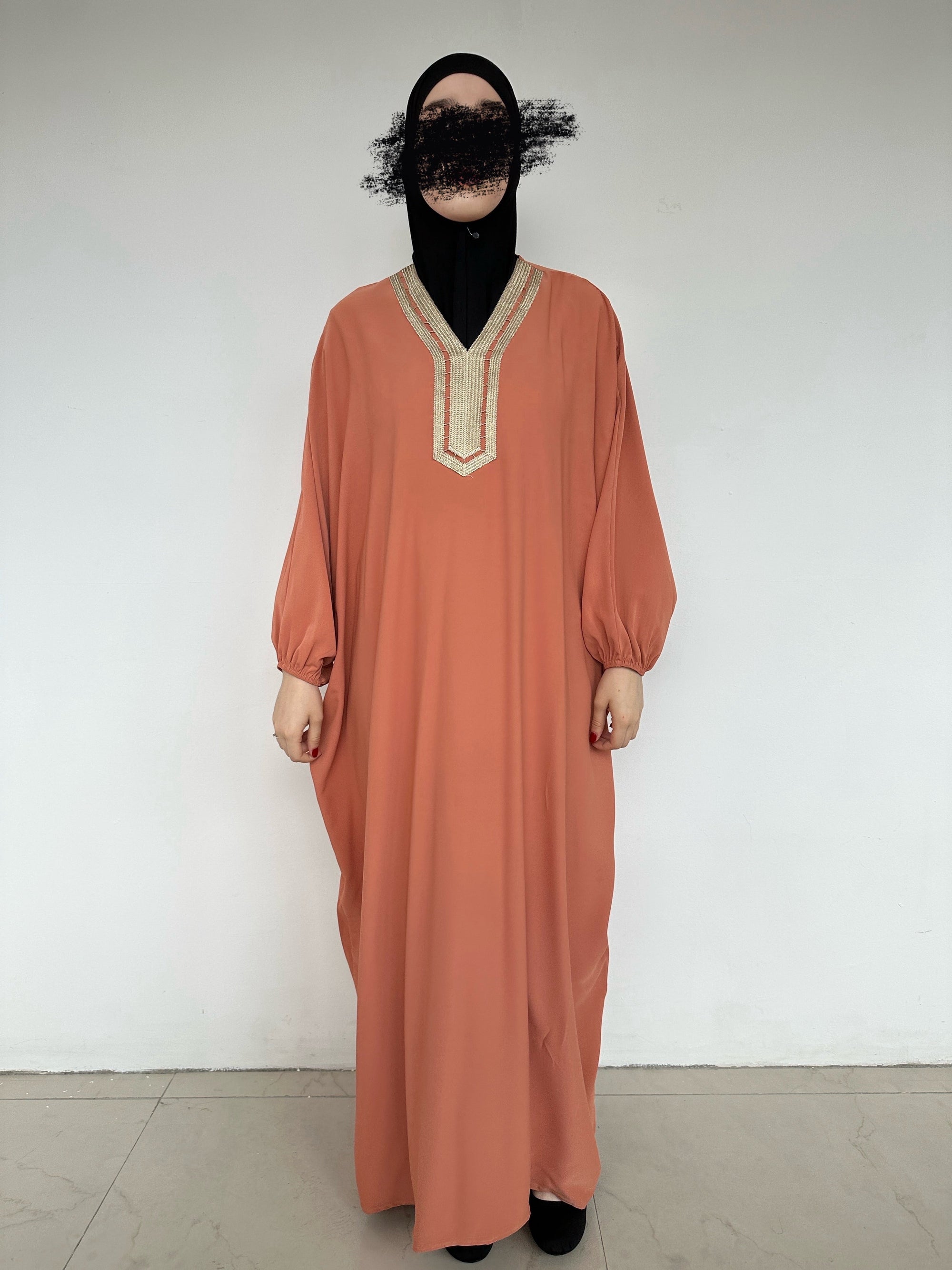 DJELLABA AYA CORAIL