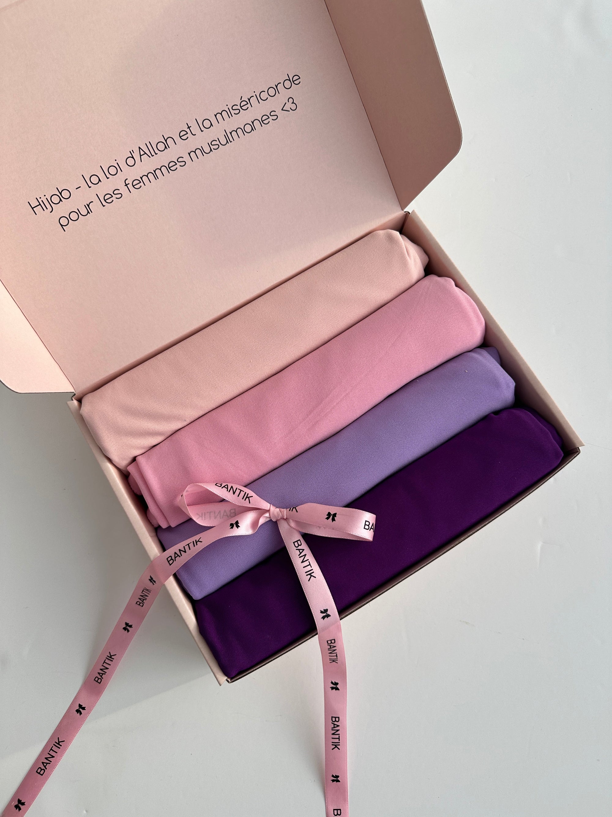 BOX 4 HIJABS JERSEY PREMIUM XL À NOUER