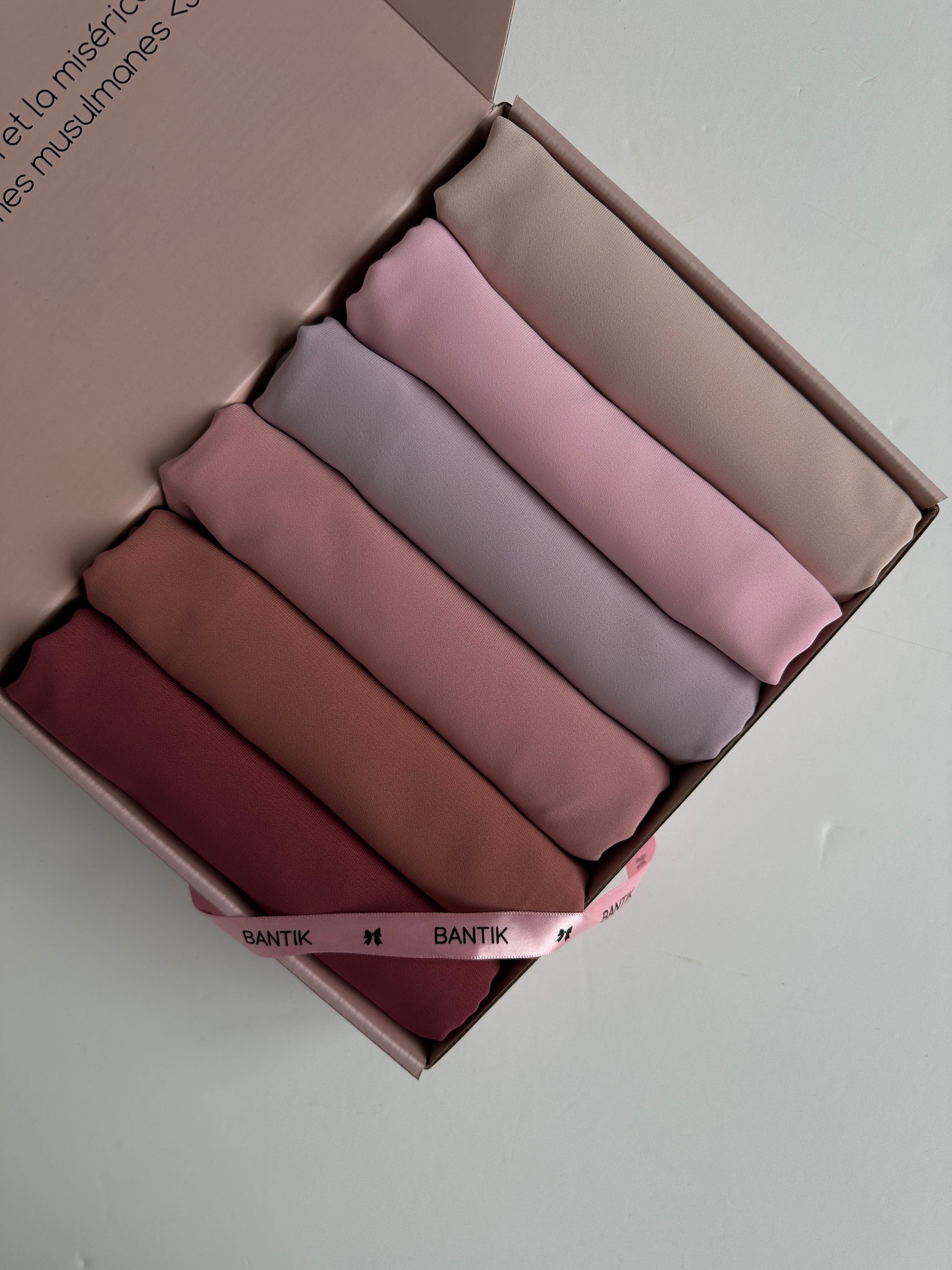 BOX SIX HIJABS SOIE DE MÈDINE