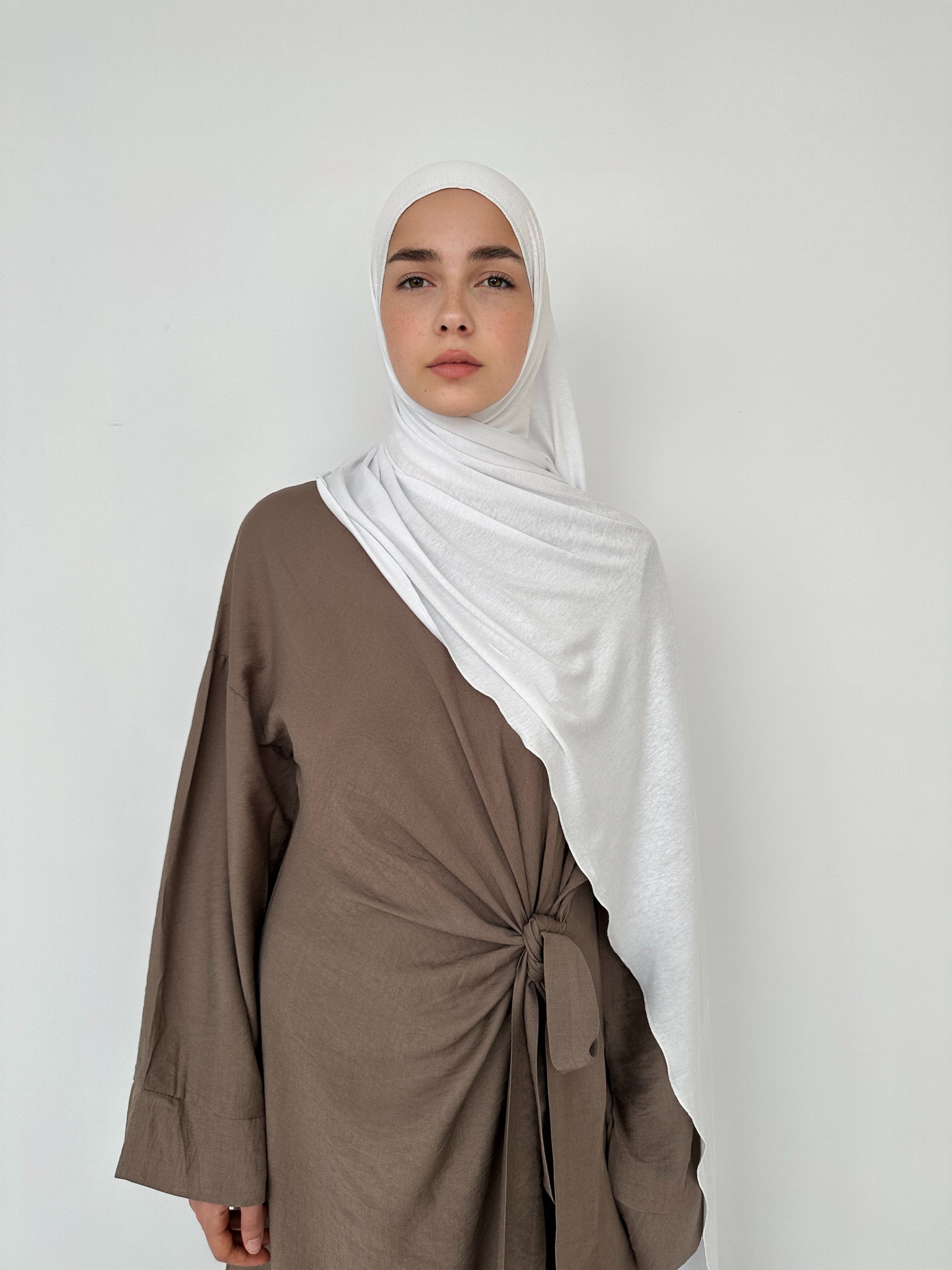 HIJAB JERSEY À ENFILER BLANC