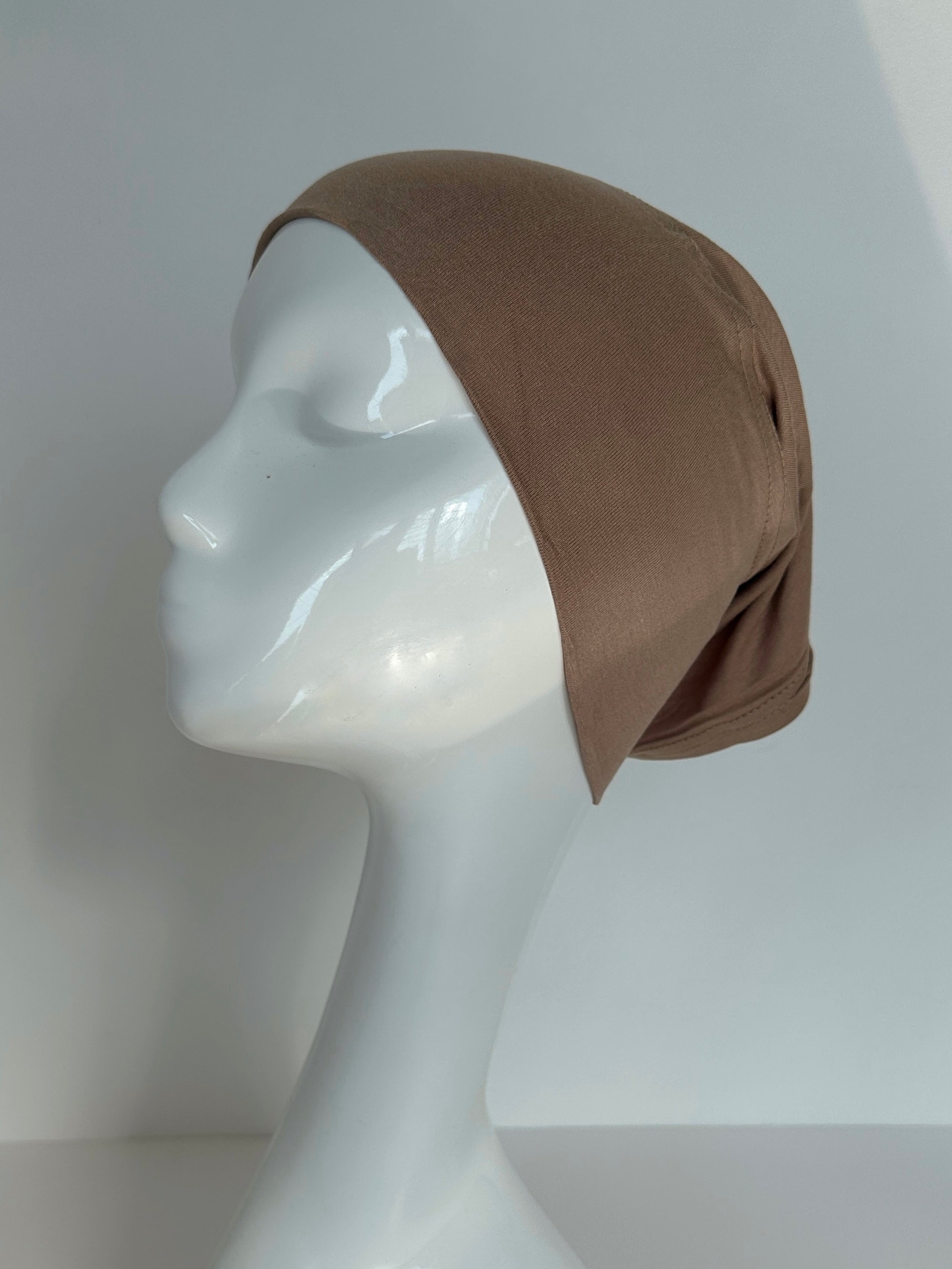 BONNET TUBE JERSEY MARRON