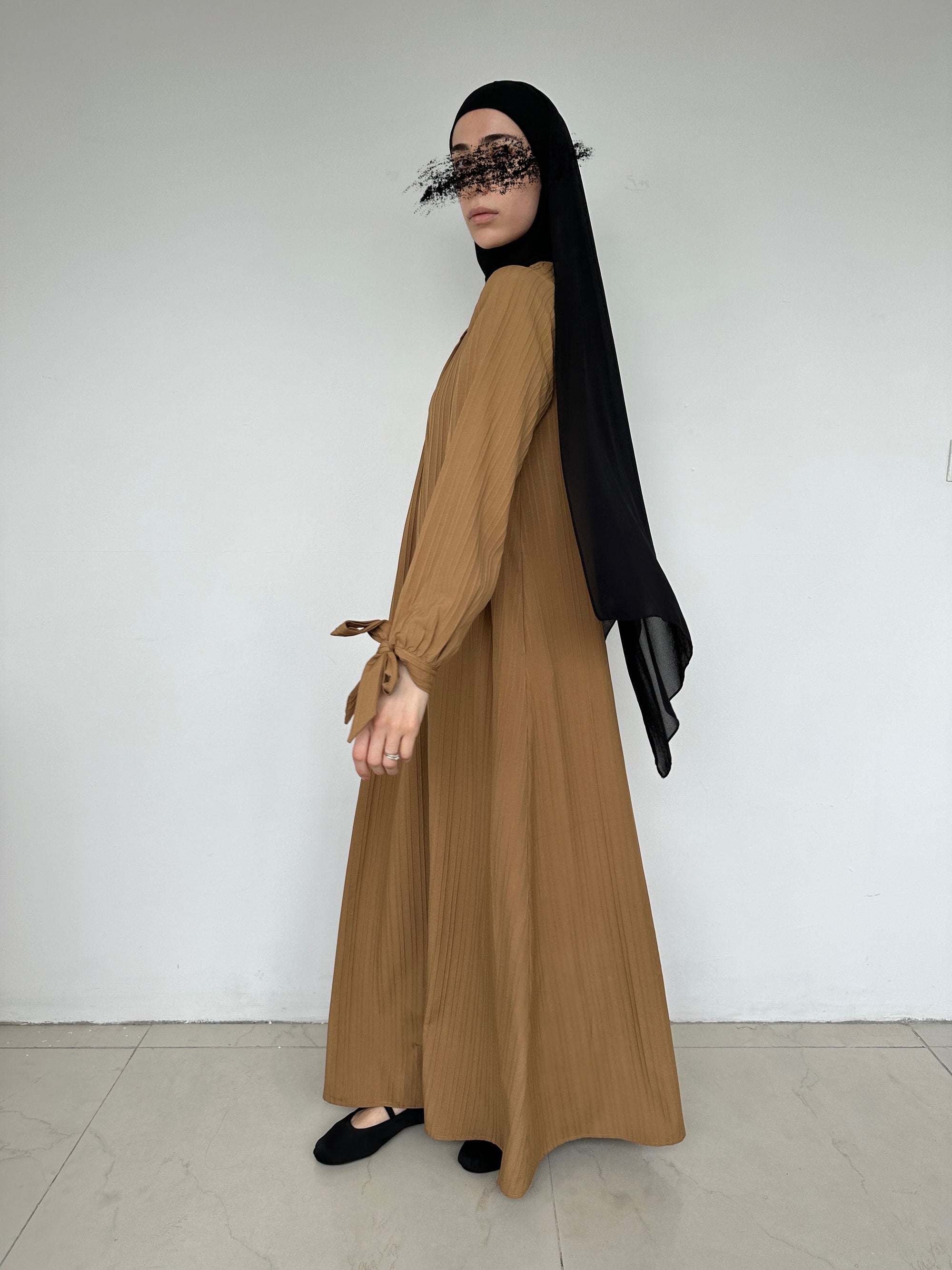 ROBE LONGUE ESSMA CARAMEL
