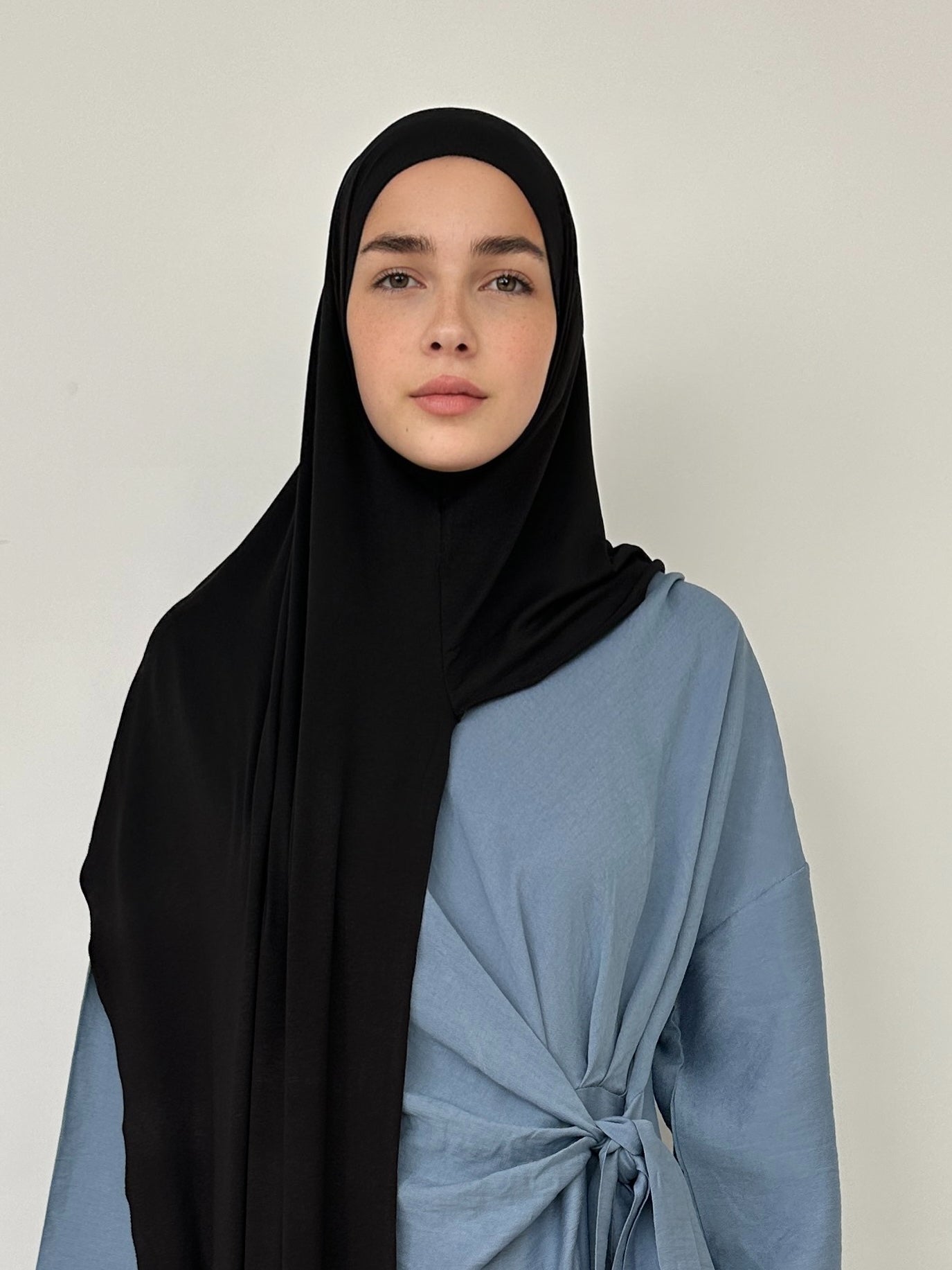 HIJAB JERSEY À ENFILER NOIR