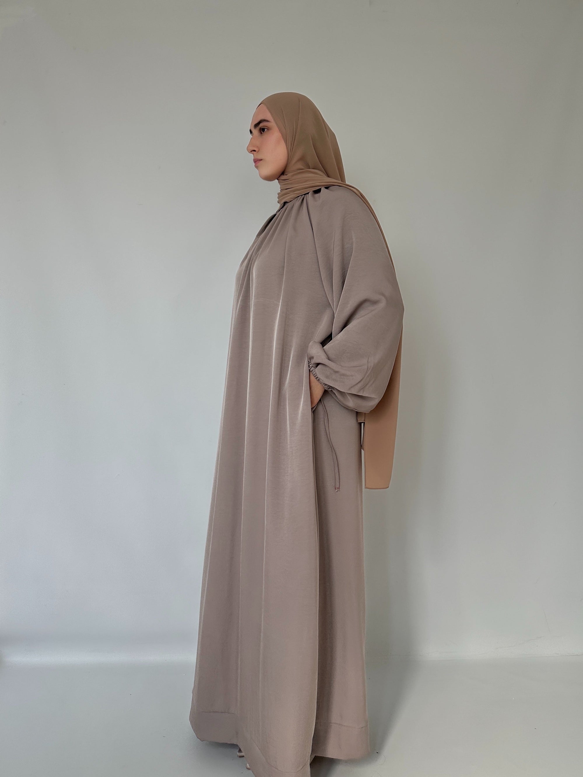 ABAYA HALA TAUPE
