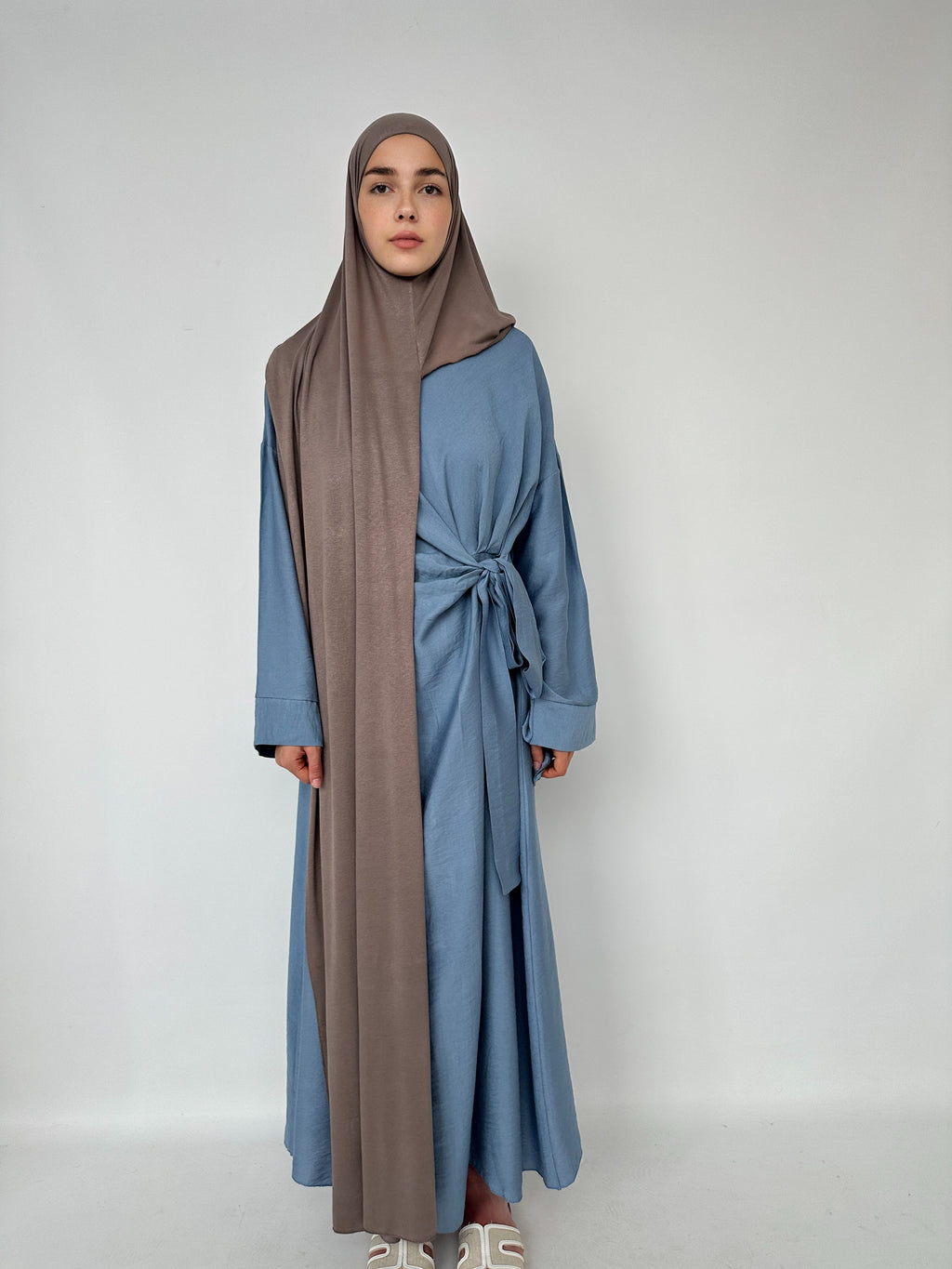 HIJAB JERSEY Â ENFILER TAUPE