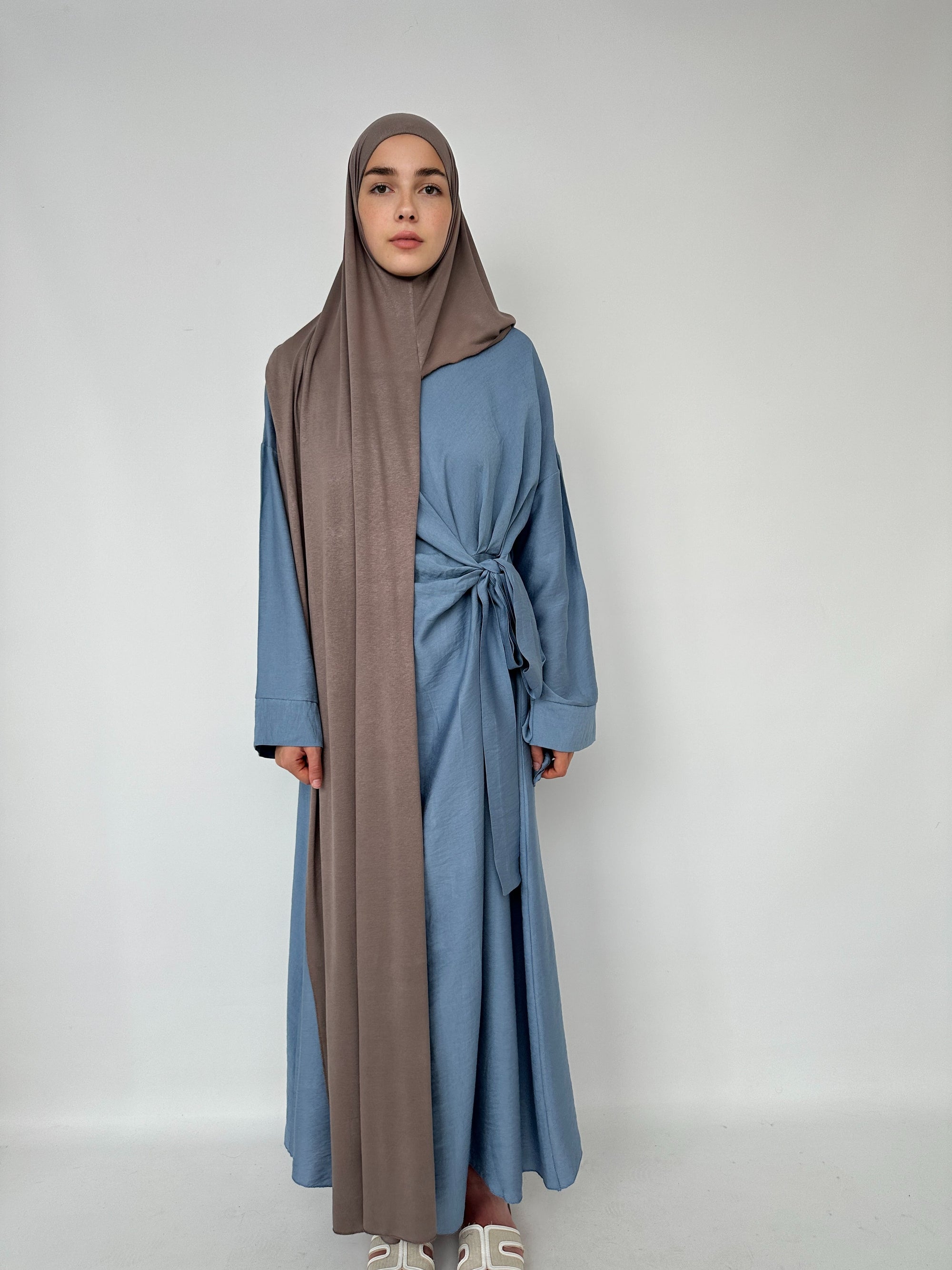 HIJAB JERSEY Â ENFILER TAUPE