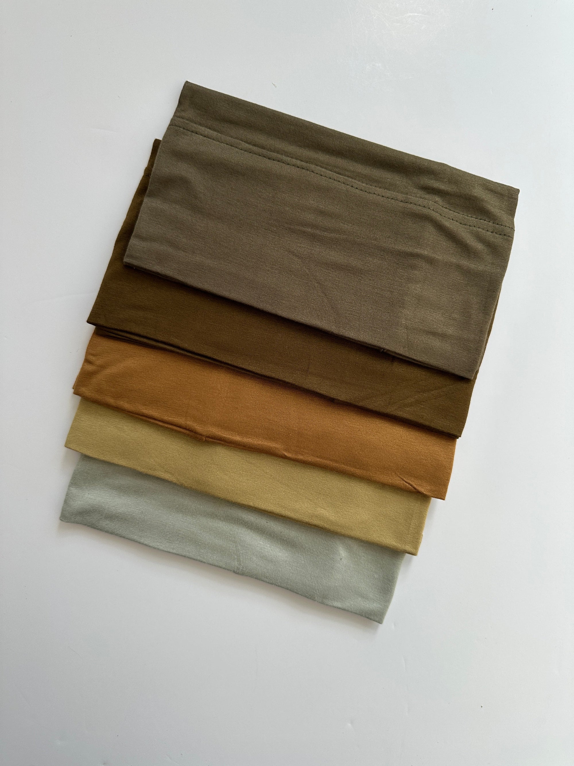 BONNET TUBE JERSEY MOUTARDE
