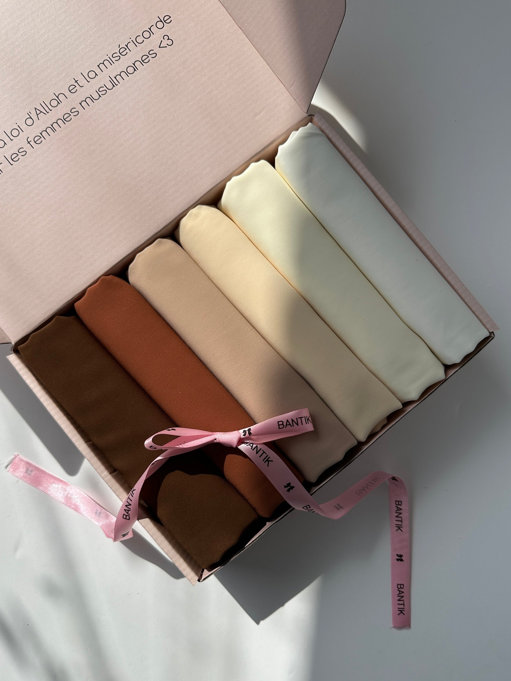 BOX 6 HIJABS SOIE DE MÈDINE