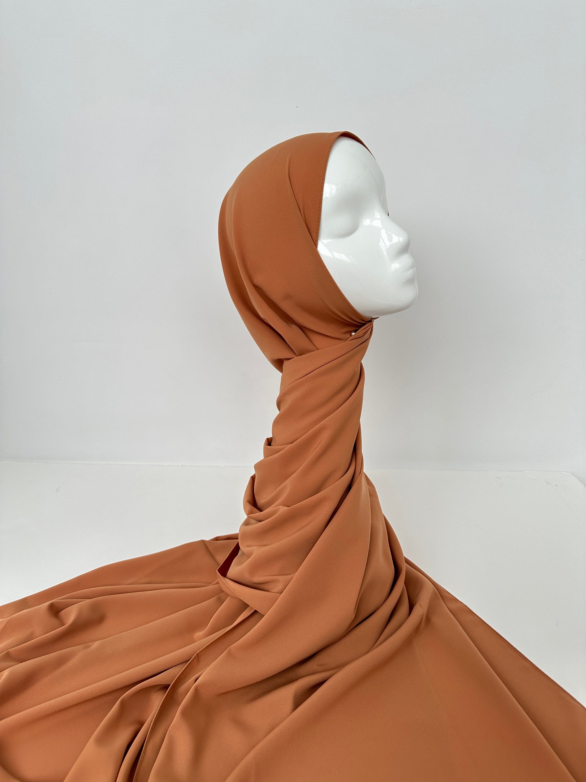 HIJAB SOIE DE MÉDINE CARAMEL