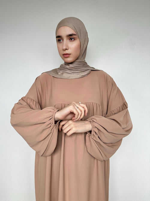 ABAYA AÏDA BEIGE