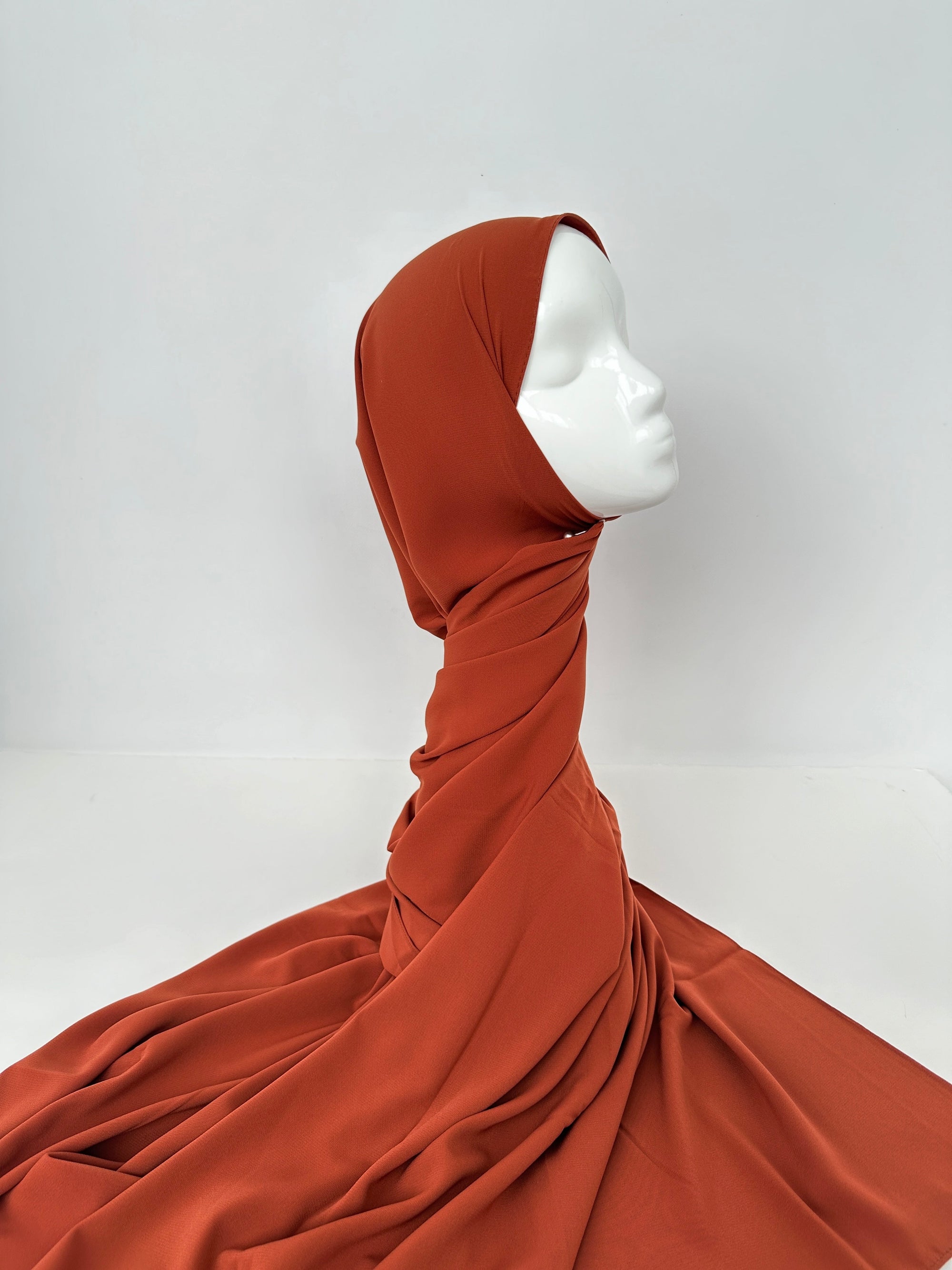 HIJAB SOIE DE MÉDINE AUBURN