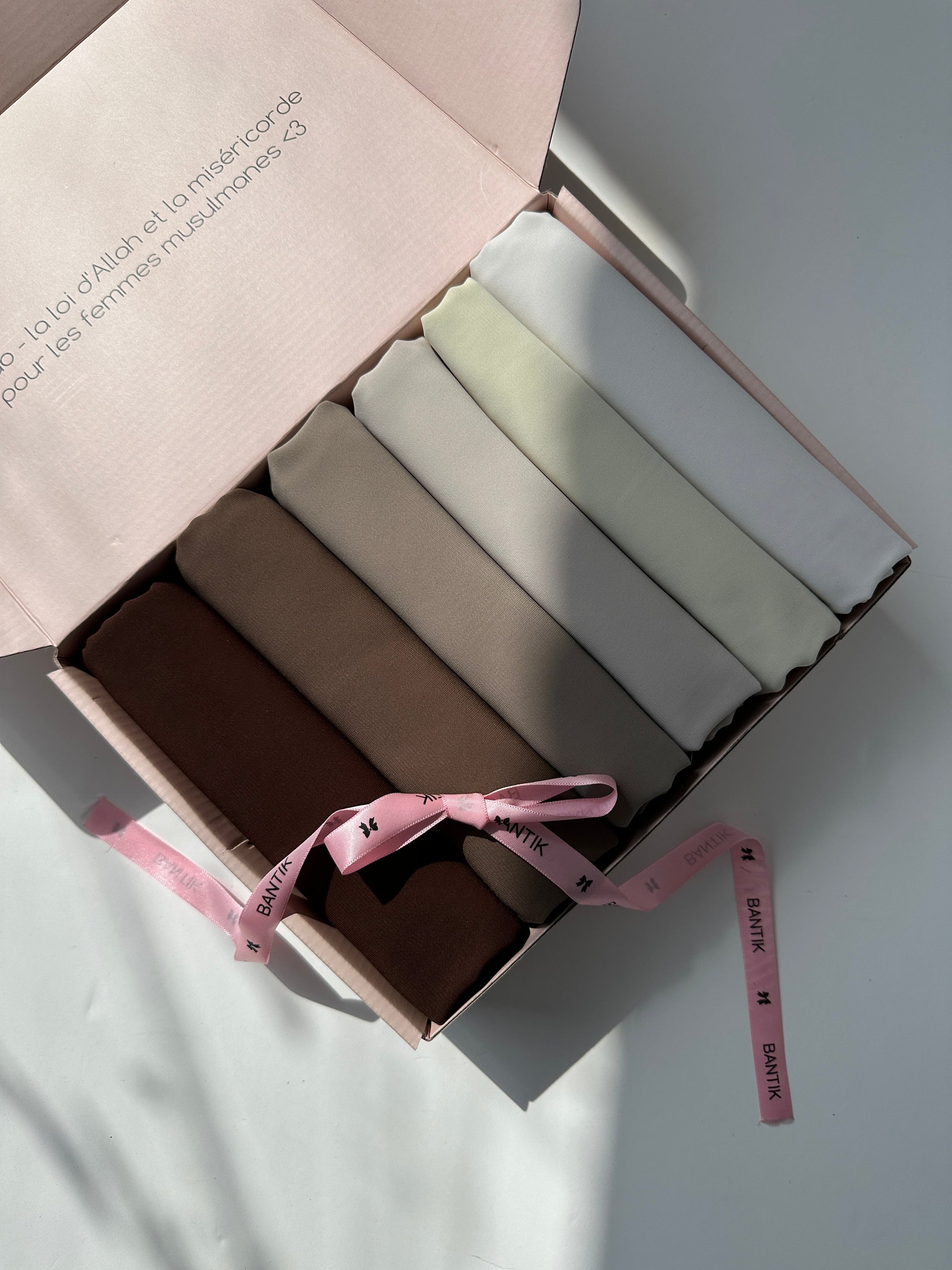 BOX 6 HIJABS SOIE DE MÈDINE