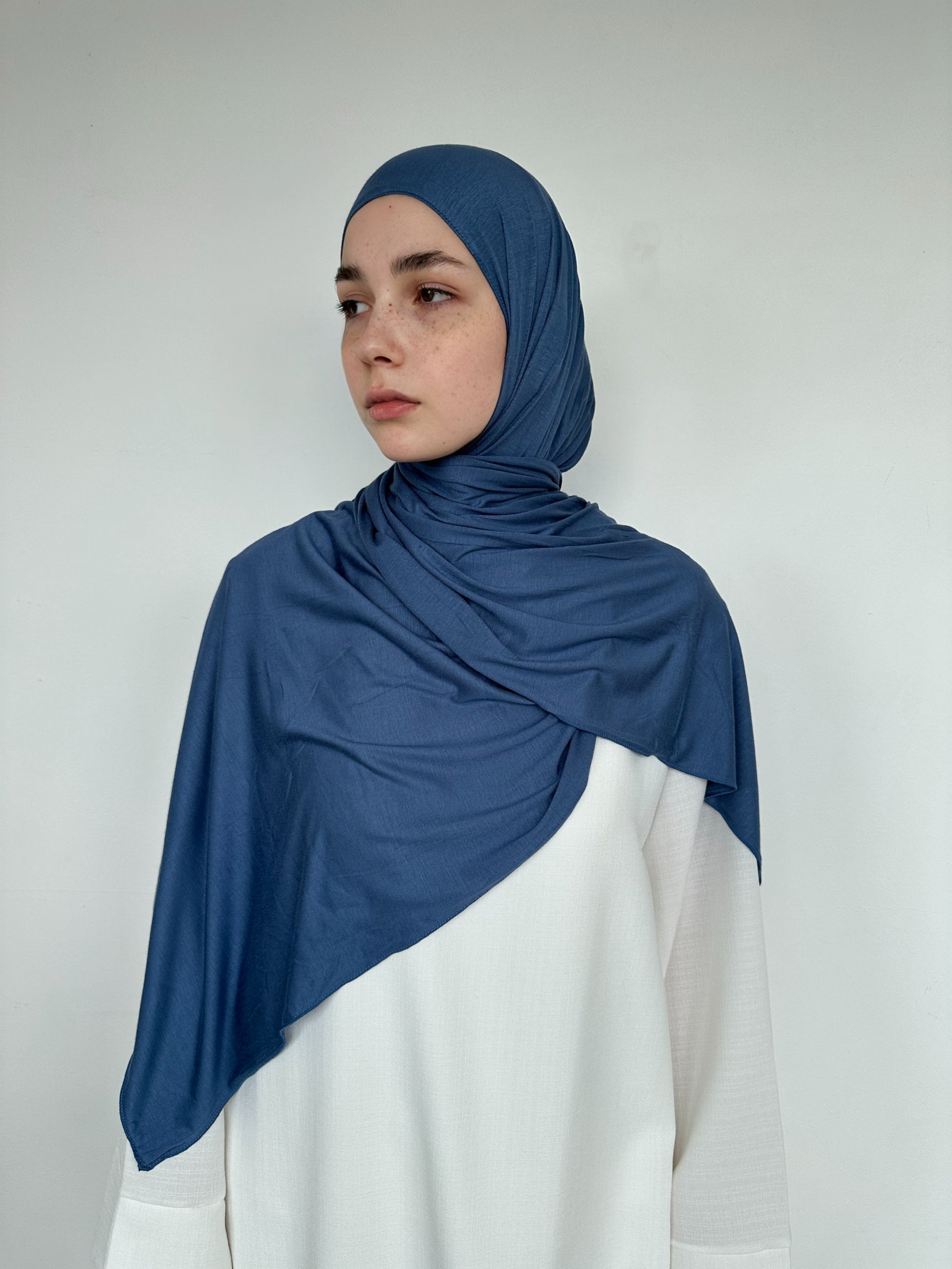HIJAB JERSEY BLUE