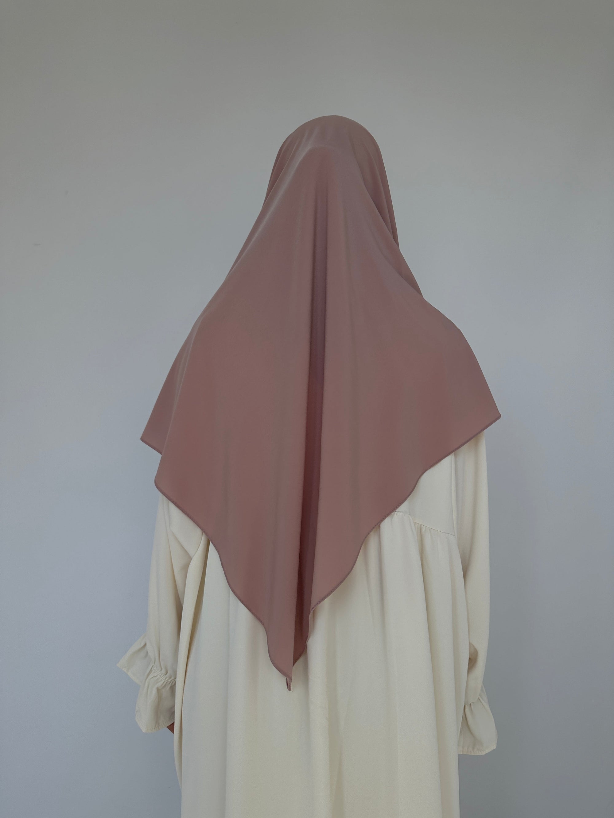 HIJAB CARRÉ JERSEY PLUME