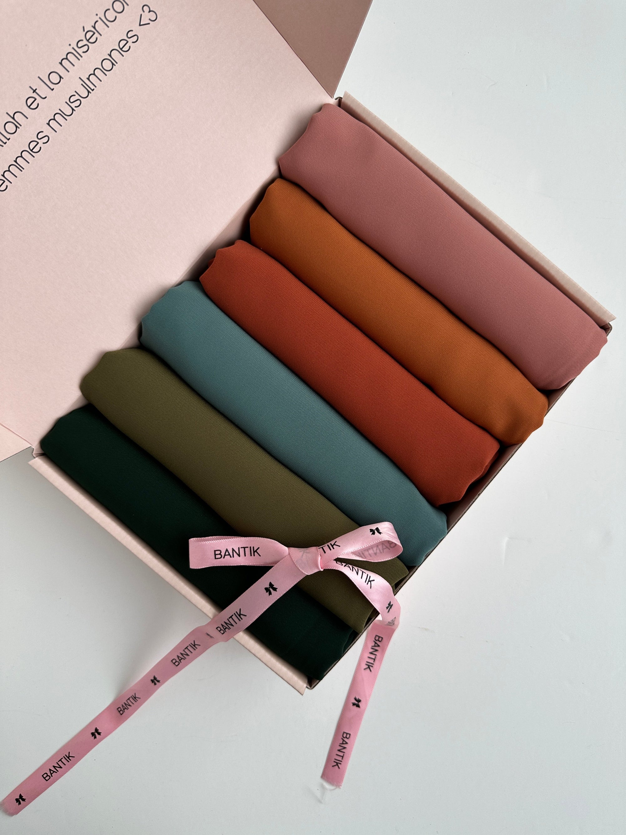 BOX 6 HIJABS SOIE DE MÈDINE