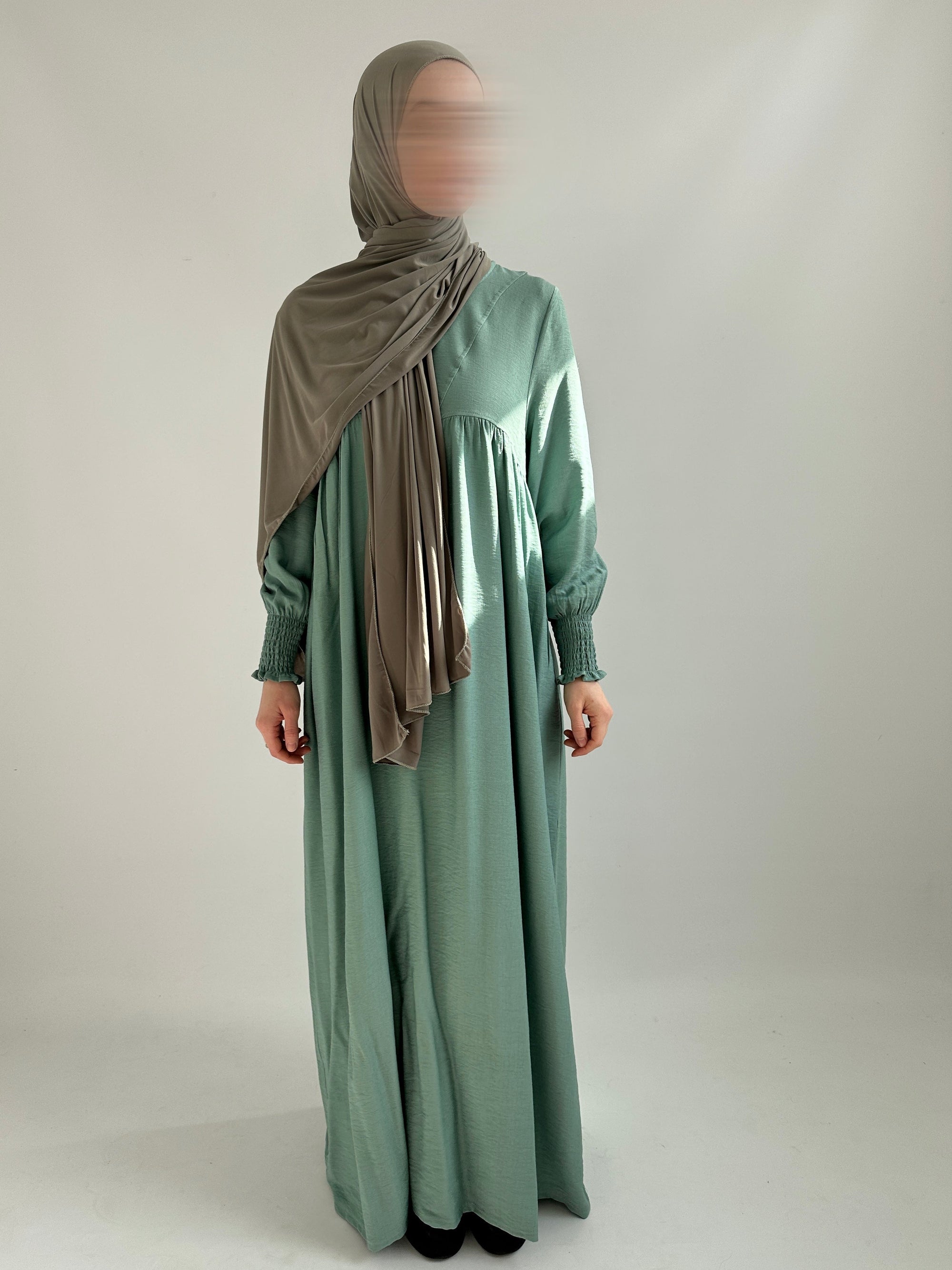 ROBE NOUR LONGUE VERT D’EUX