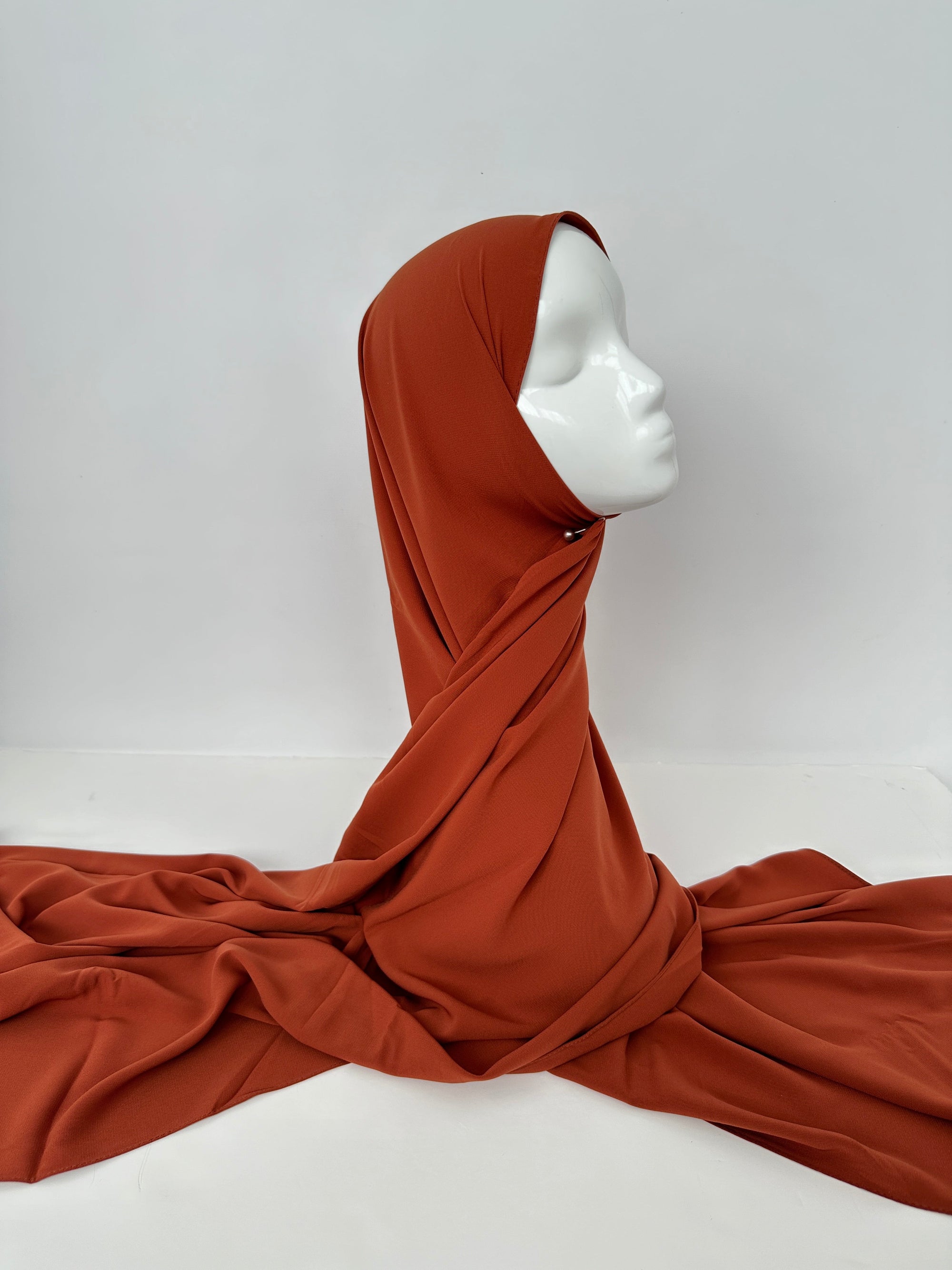 HIJAB SOIE DE MÉDINE AUBURN