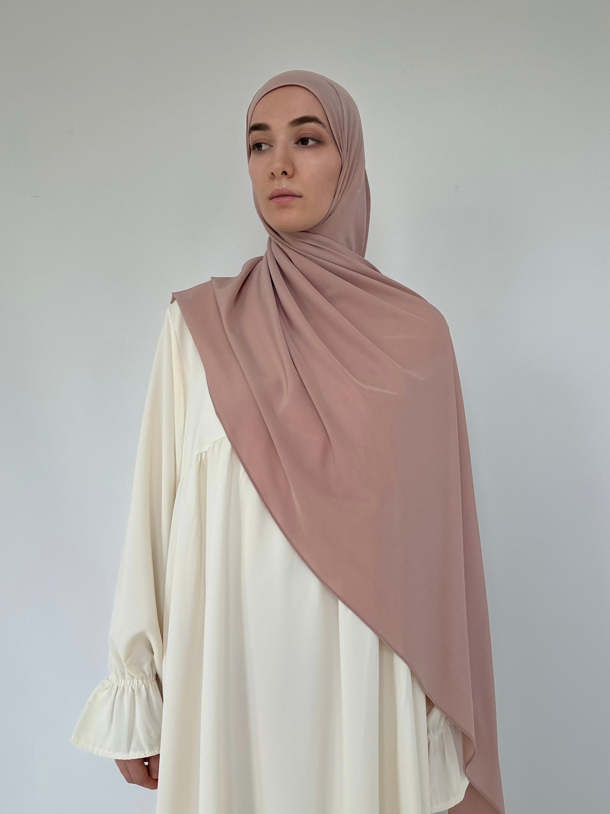 HIJAB JERSEY PLUME