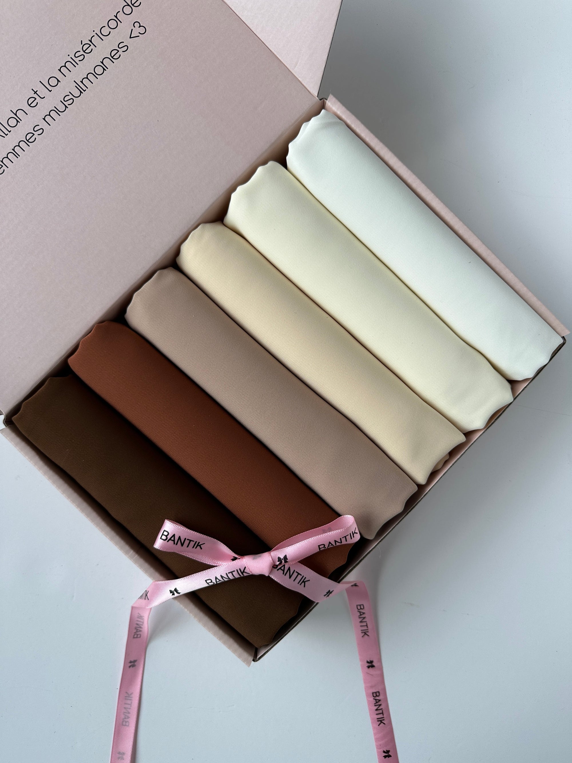 BOX 6 HIJABS SOIE DE MÈDINE
