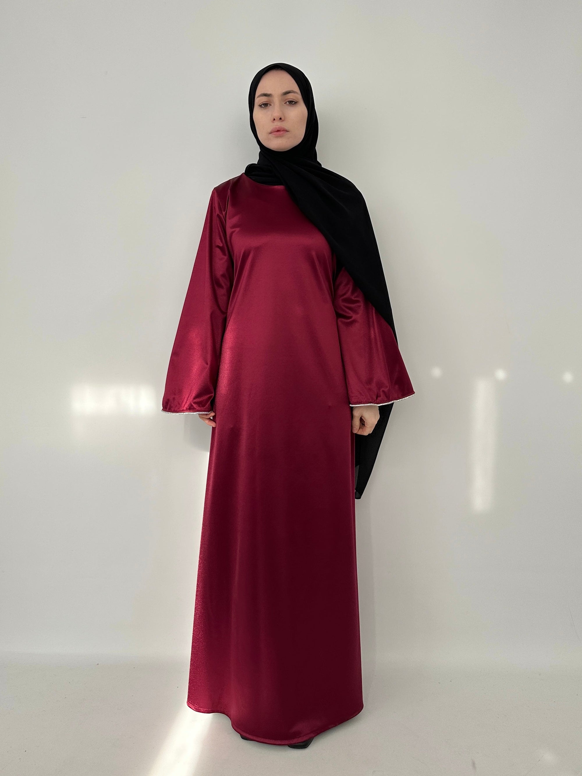 ROBE EN VELOURS SATINÉ