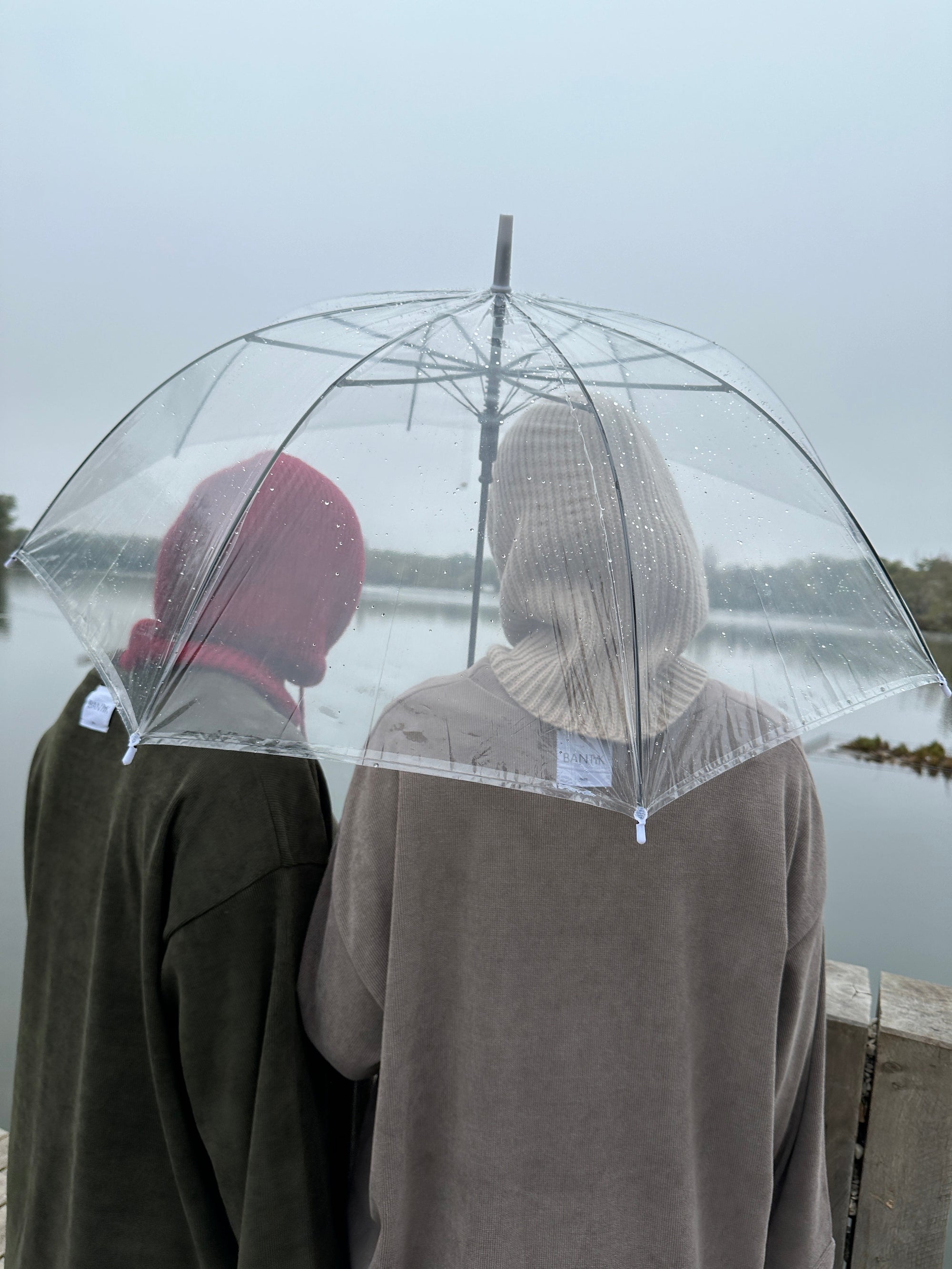 CAGOULE EN MAILLE CÔTELÉ BORDEAUX