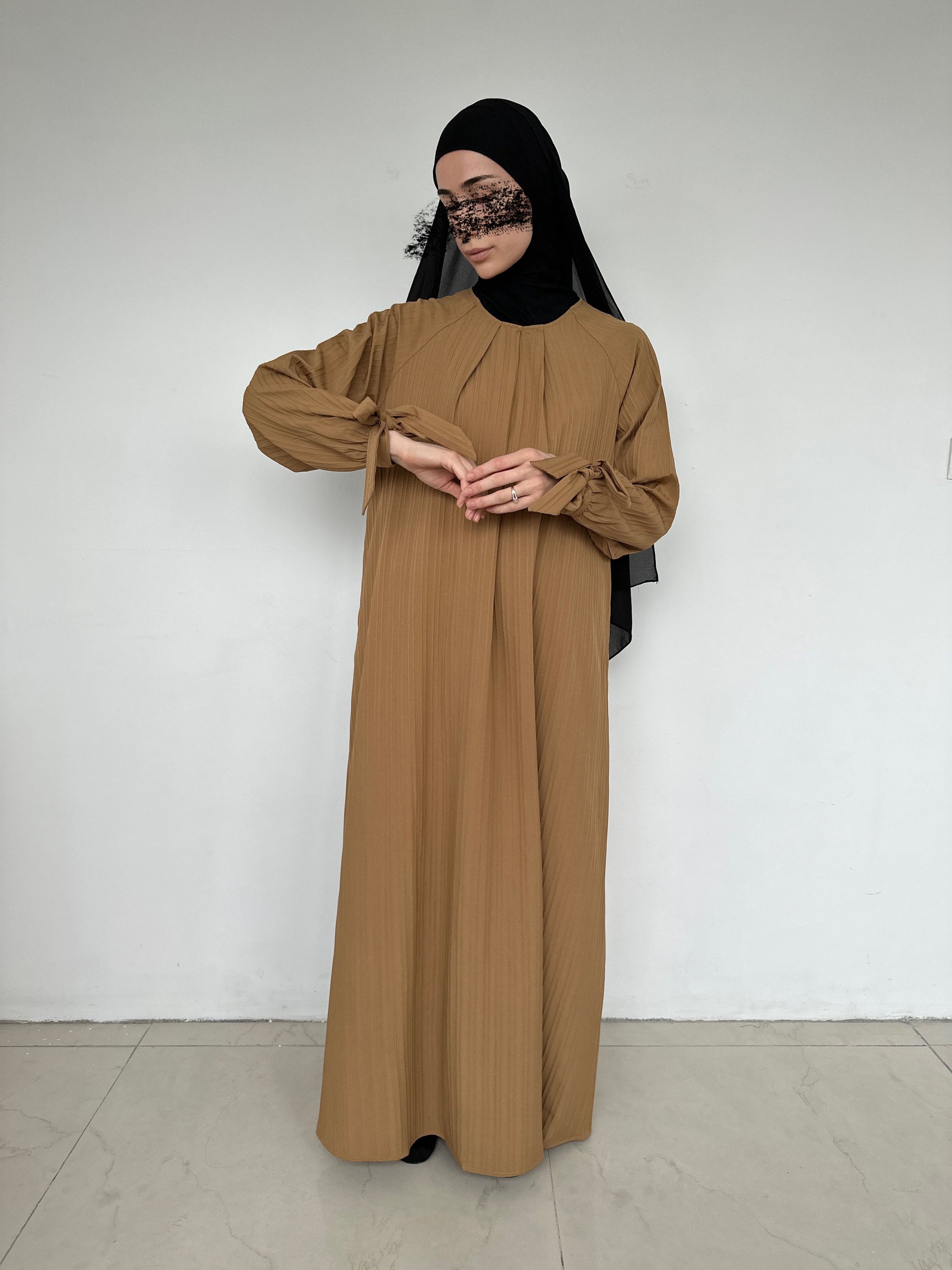 ROBE LONGUE ESSMA CARAMEL