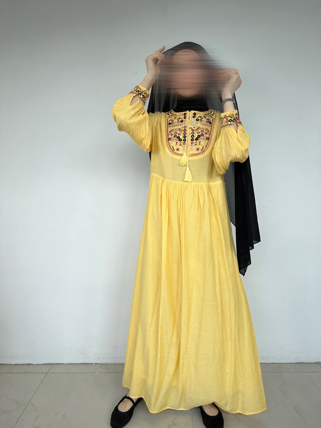 ROBE BOHÈME CITRON