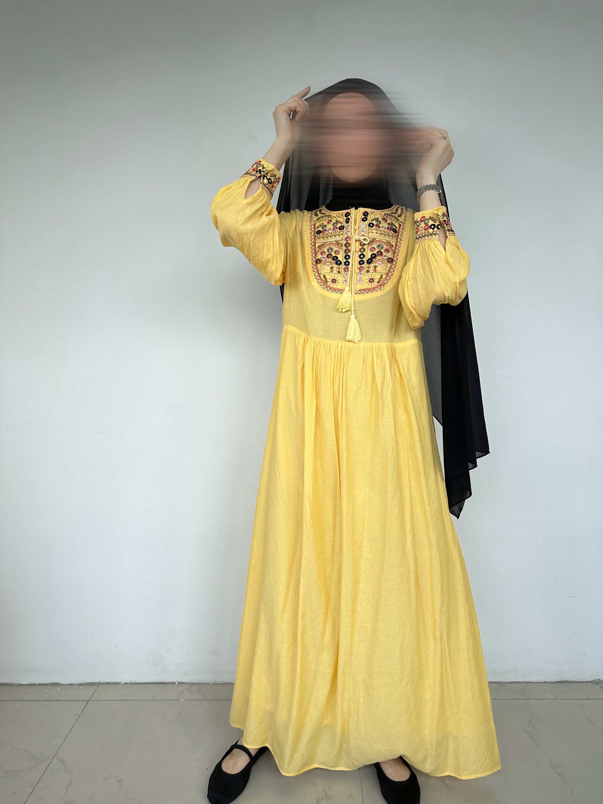 ROBE BOHÈME CITRON