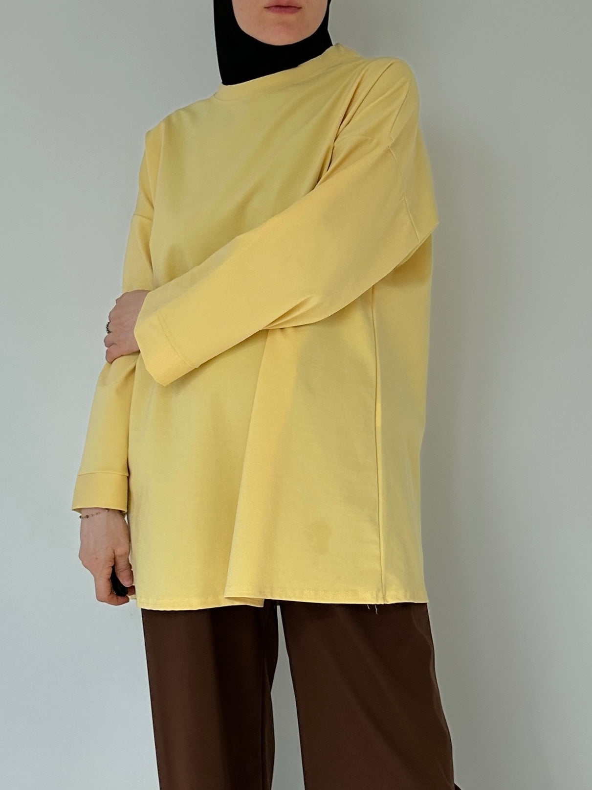 T-SHIRT OVERSIZE CITRON