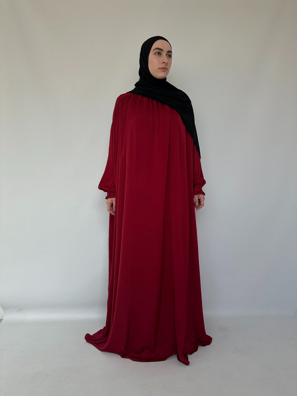 ABAYA SELENE BORDEAUX