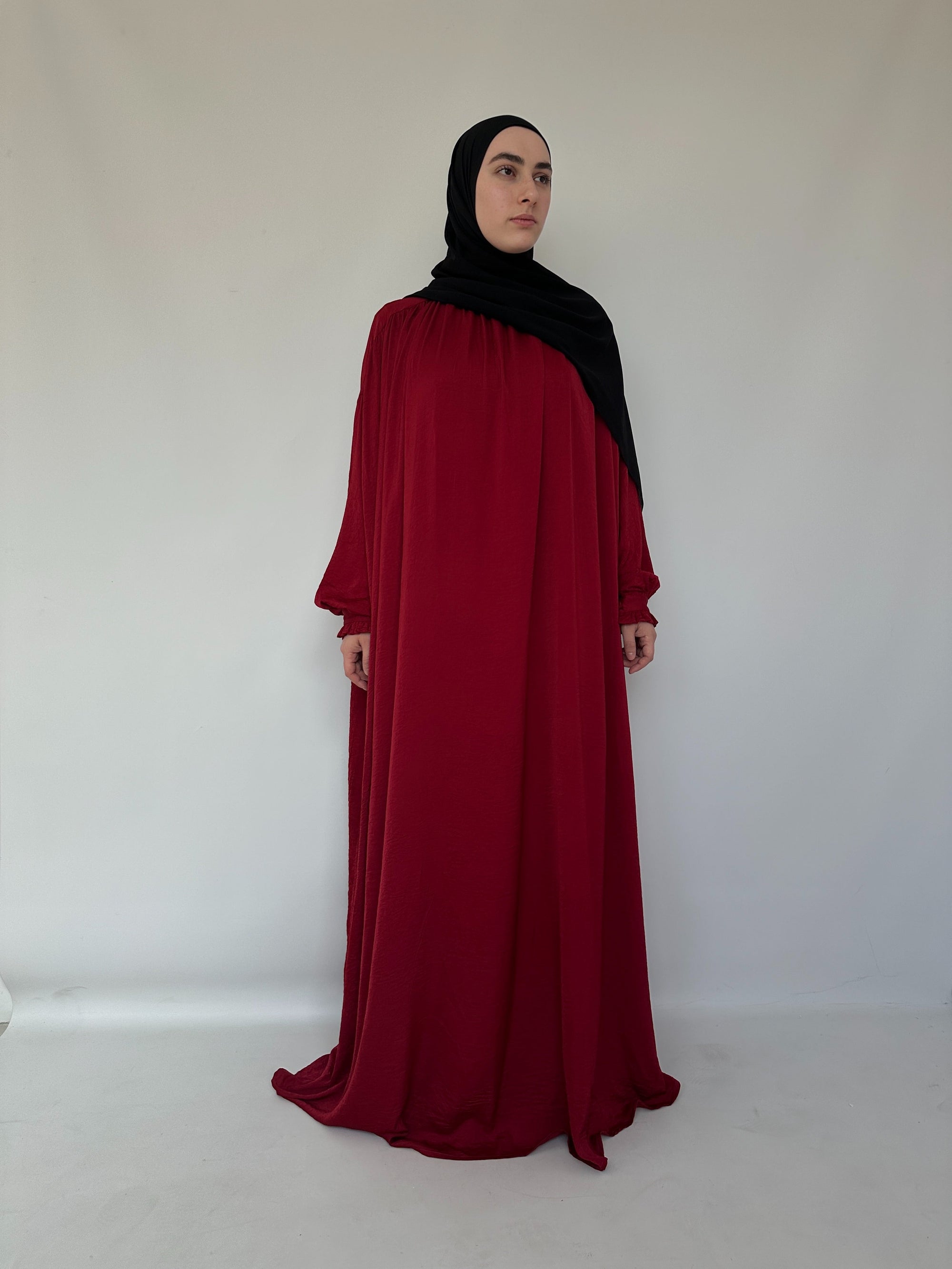 ABAYA SELENE BORDEAUX