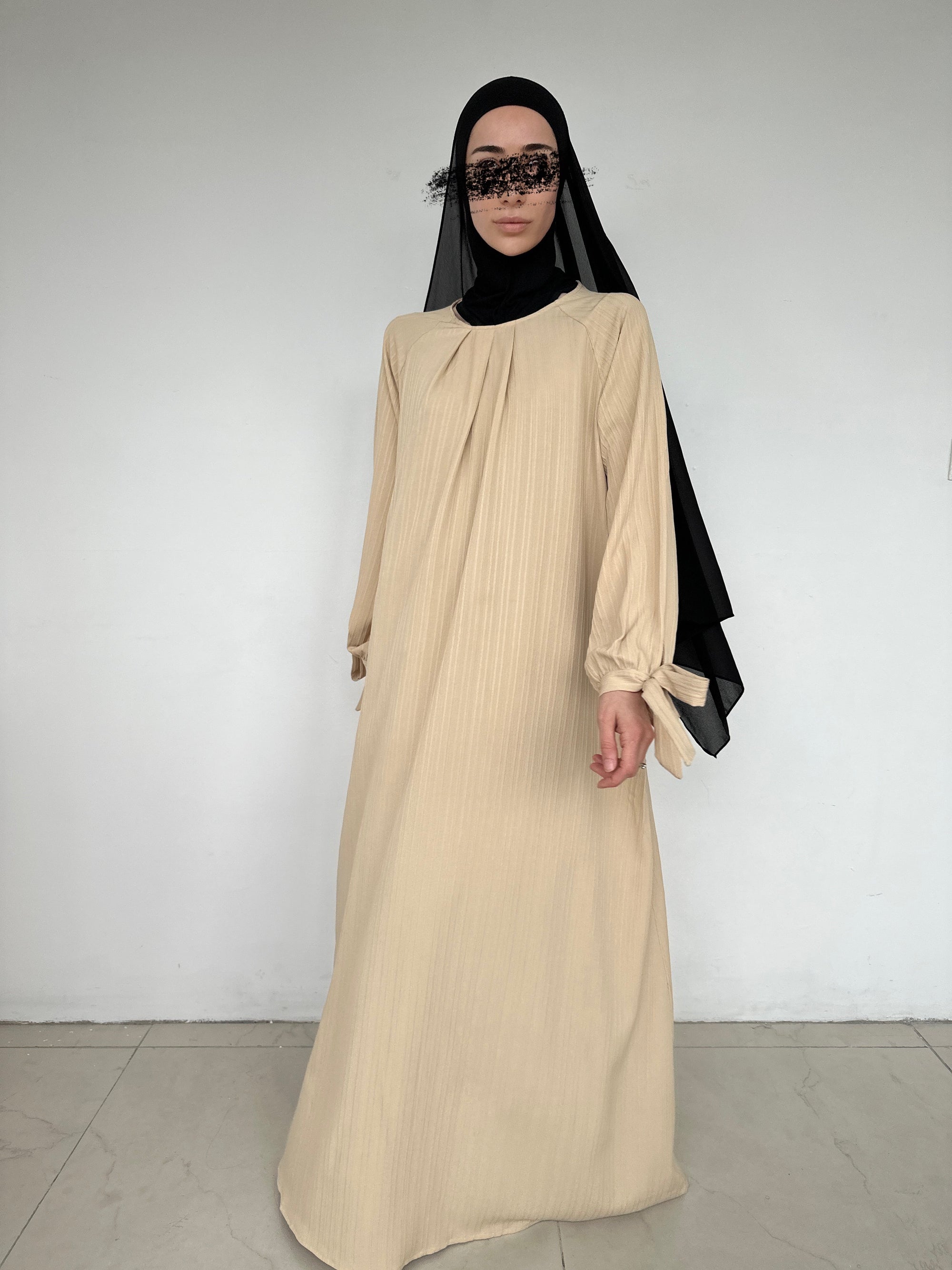 ROBE LONGUE ESSMA BEIGE