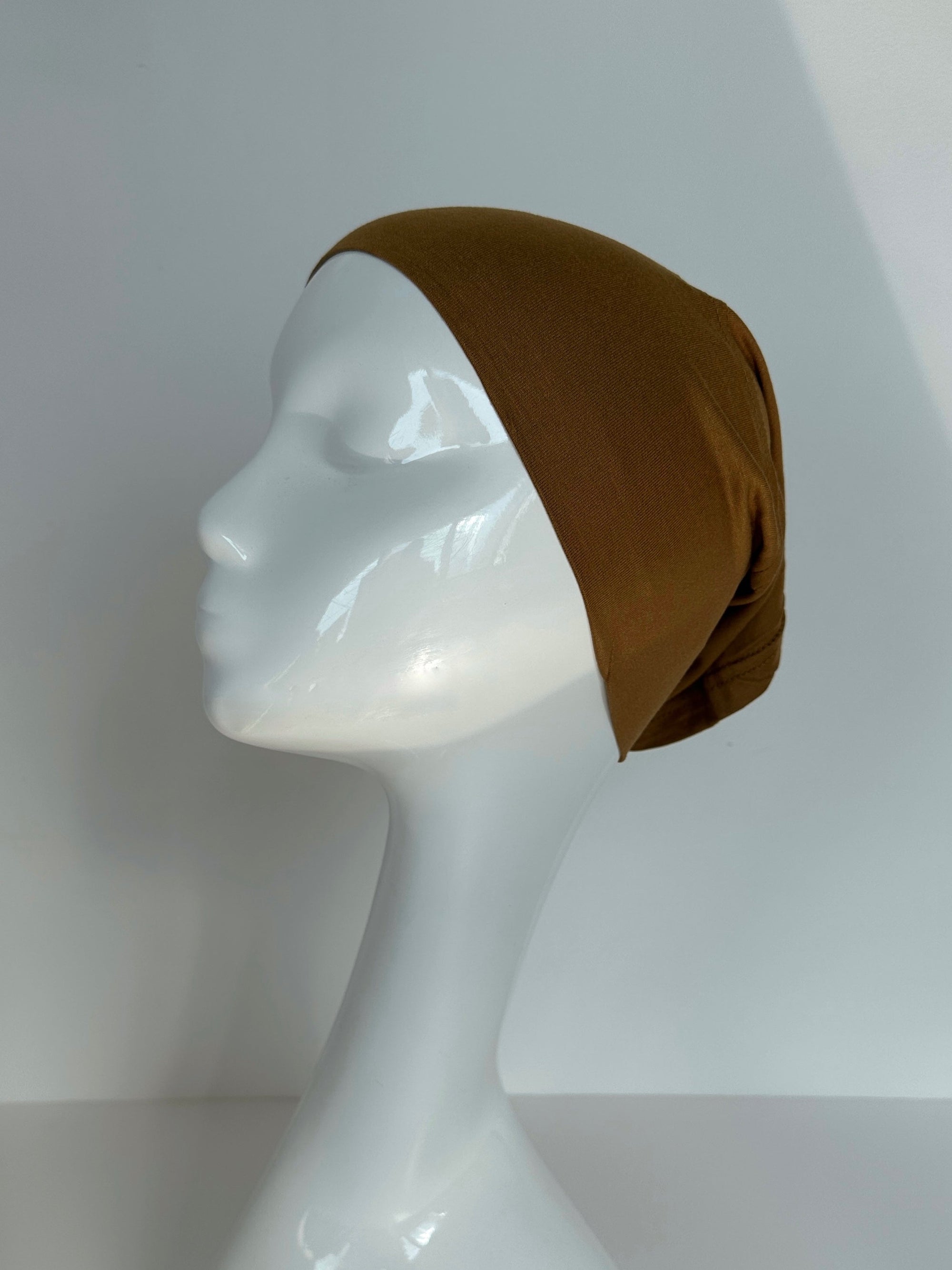 BONNET TUBE JERSEY MOUTARDE