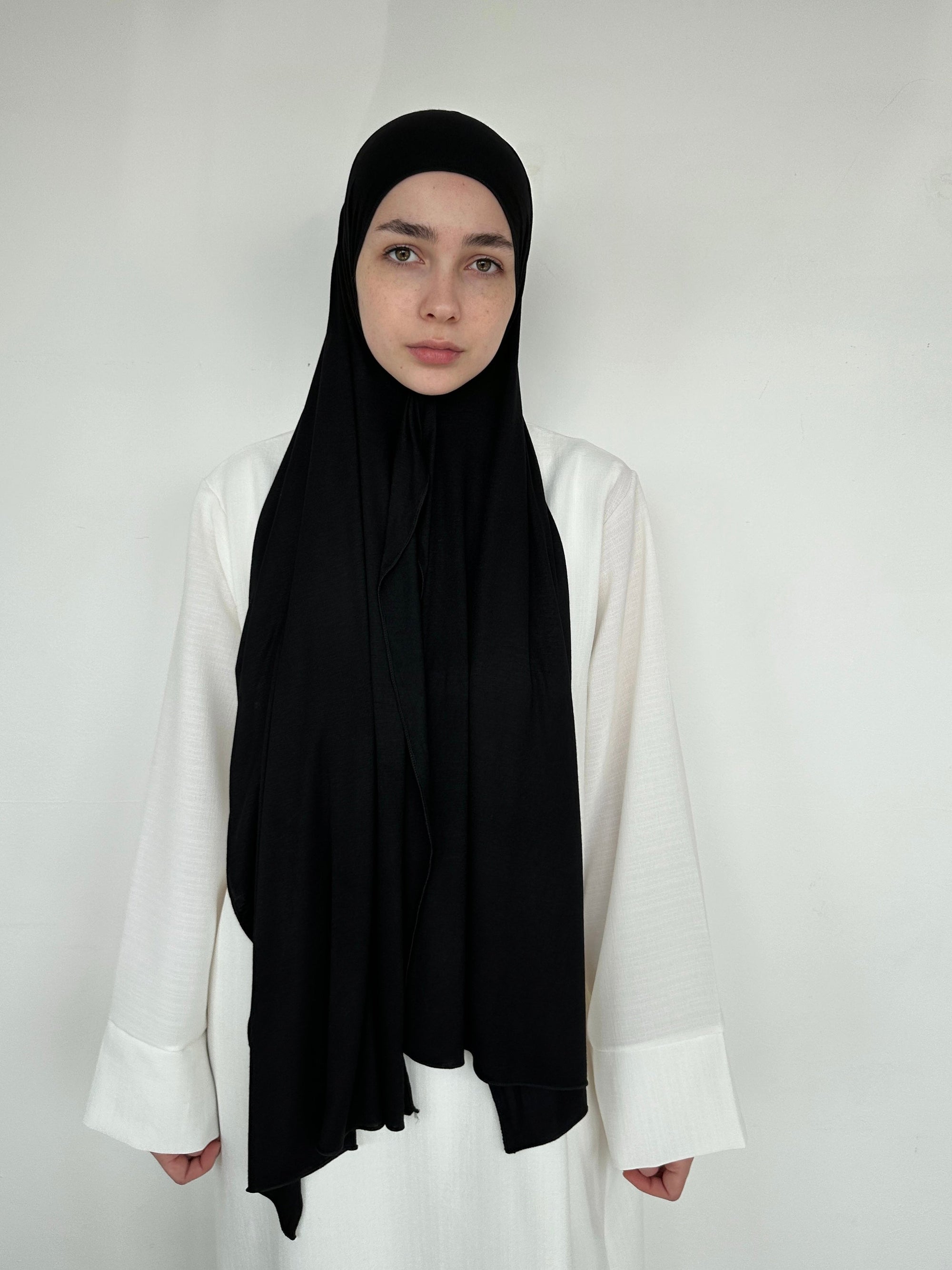 HIJAB JERSEY NOIR