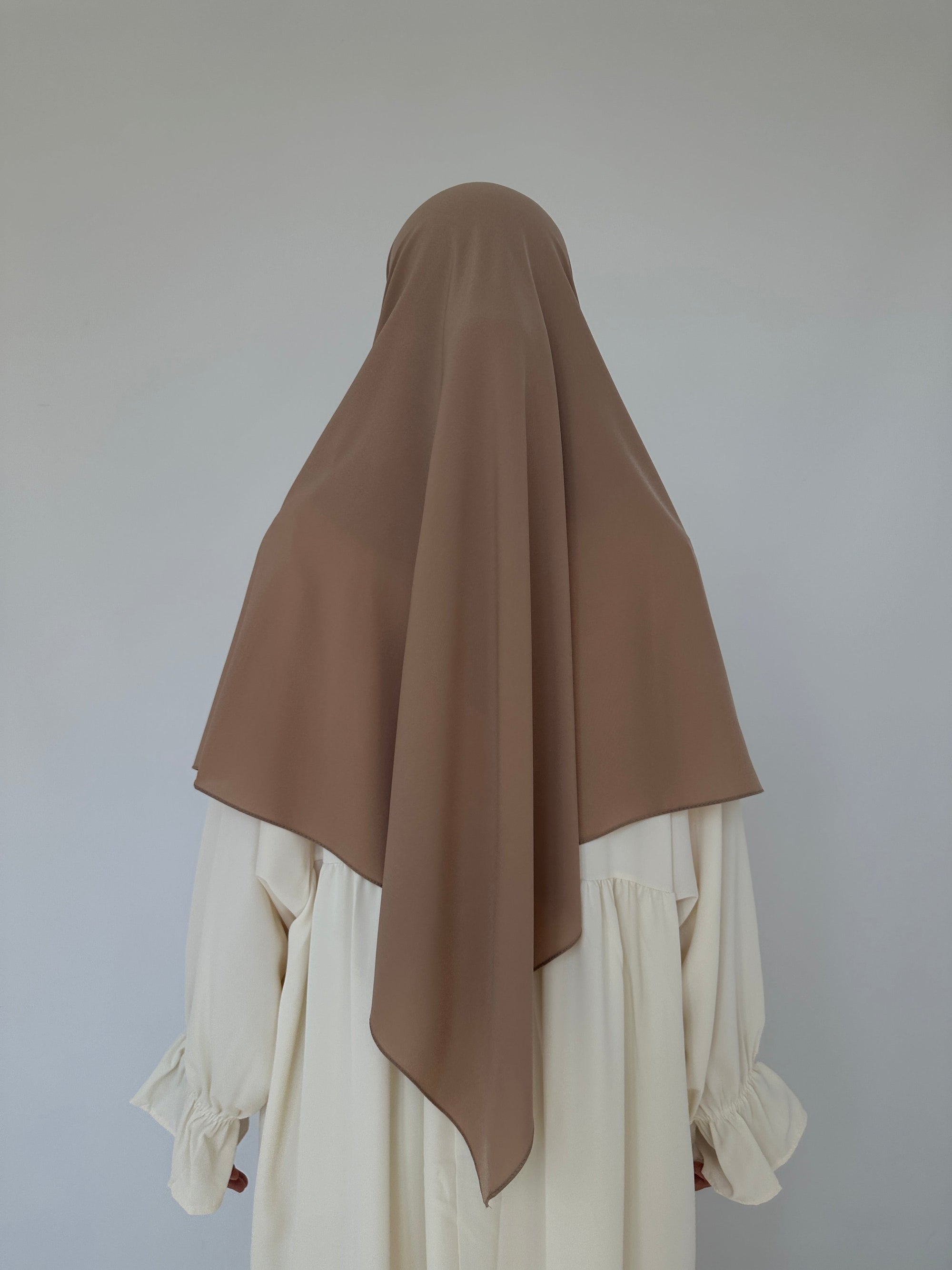 HIJAB CARRÉ JERSEY PLUME