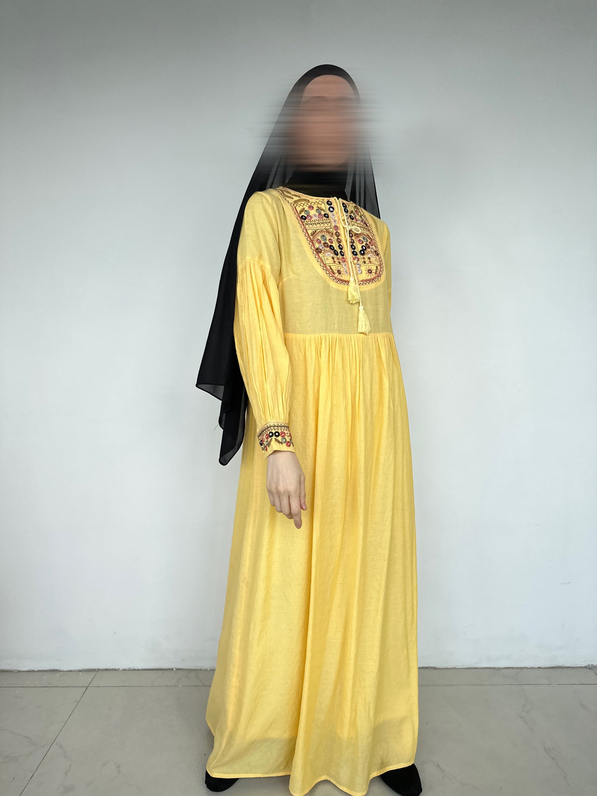 ROBE BOHÈME CITRON