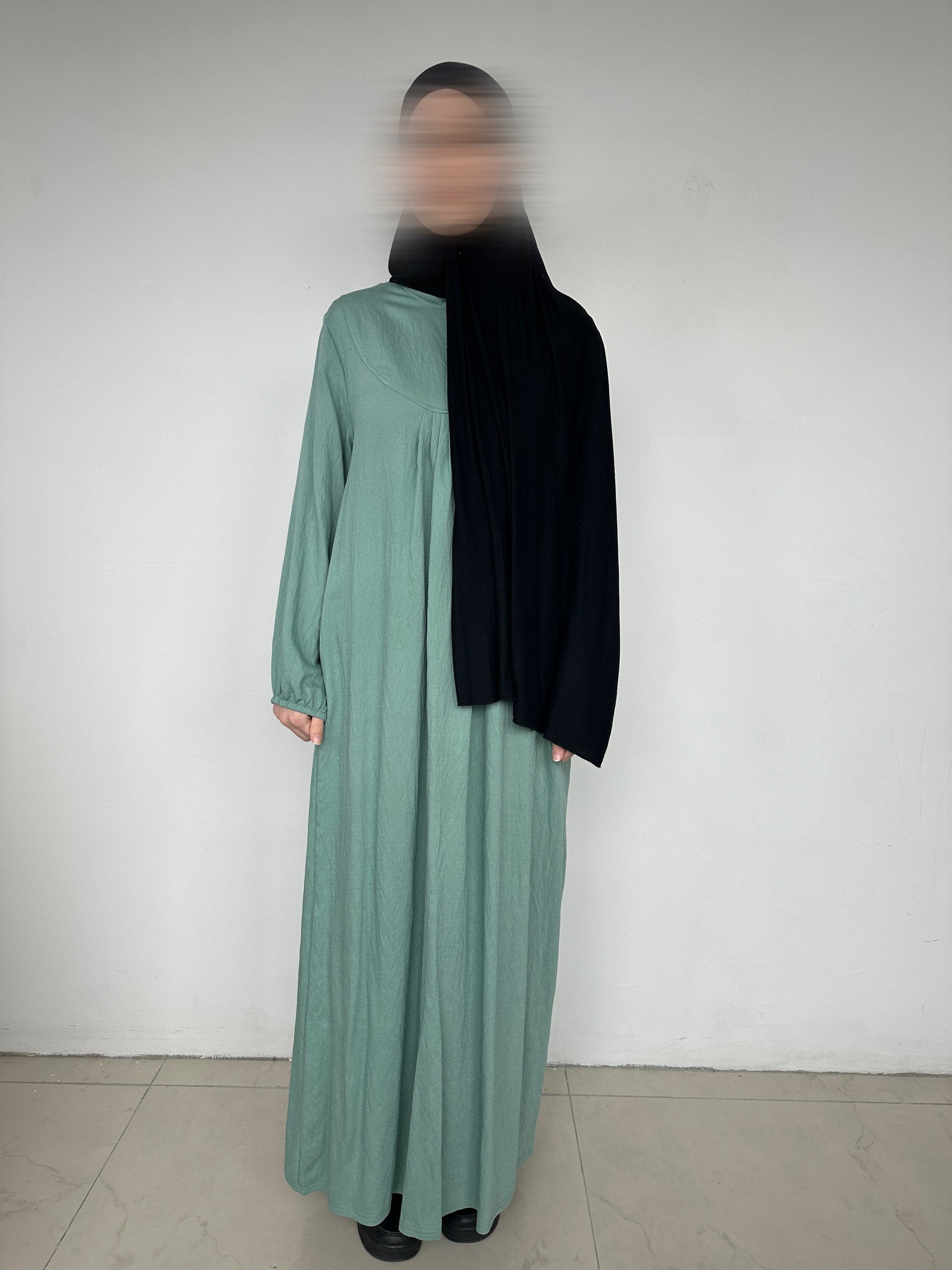 ROBE LINA LONGUE VERT