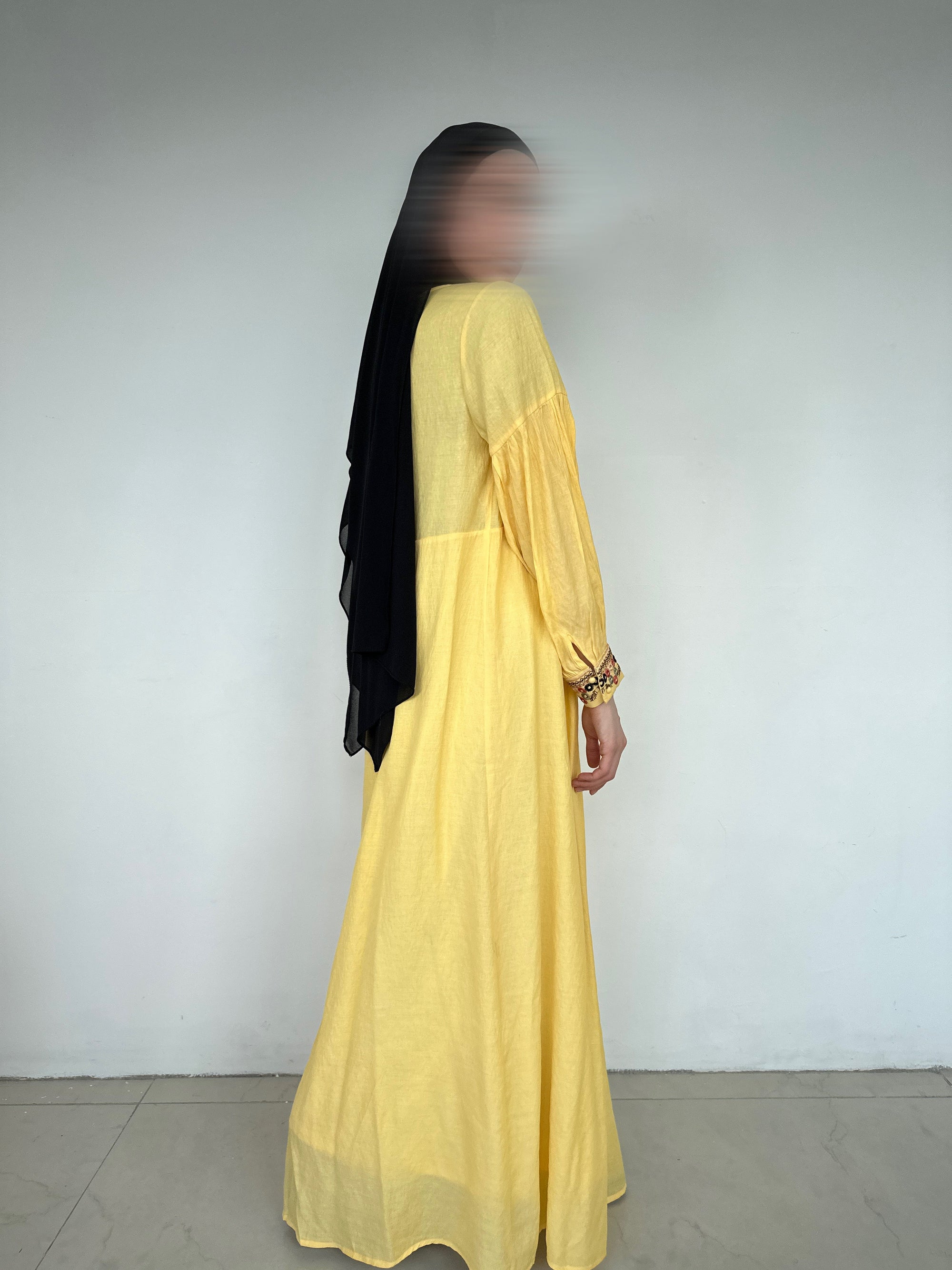 ROBE BOHÈME CITRON
