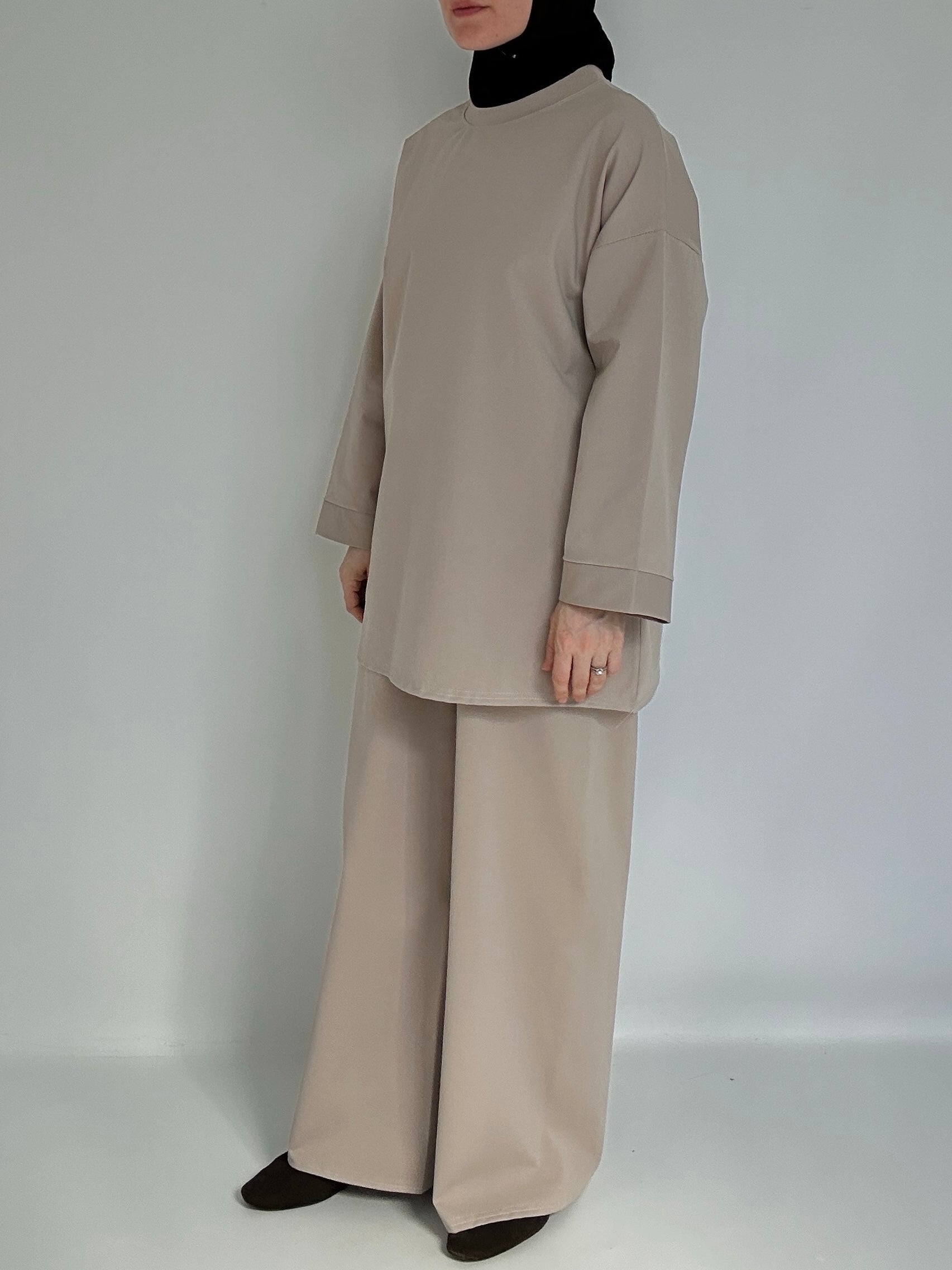 T-SHIRT OVERSIZE GRÉGE