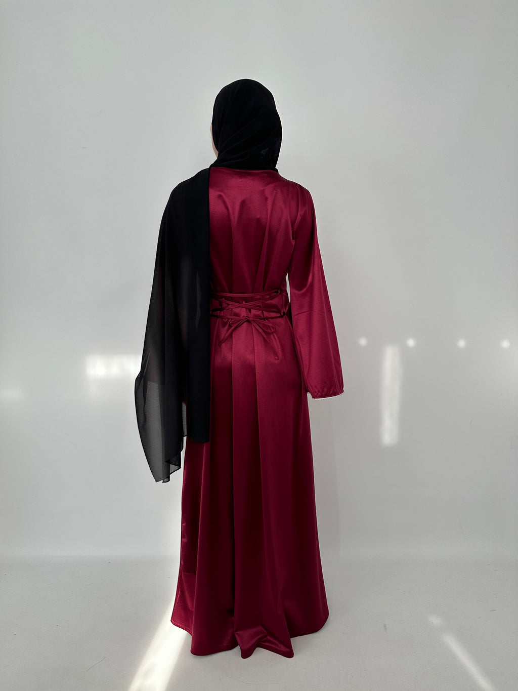 ROBE EN VELOURS SATINÉ