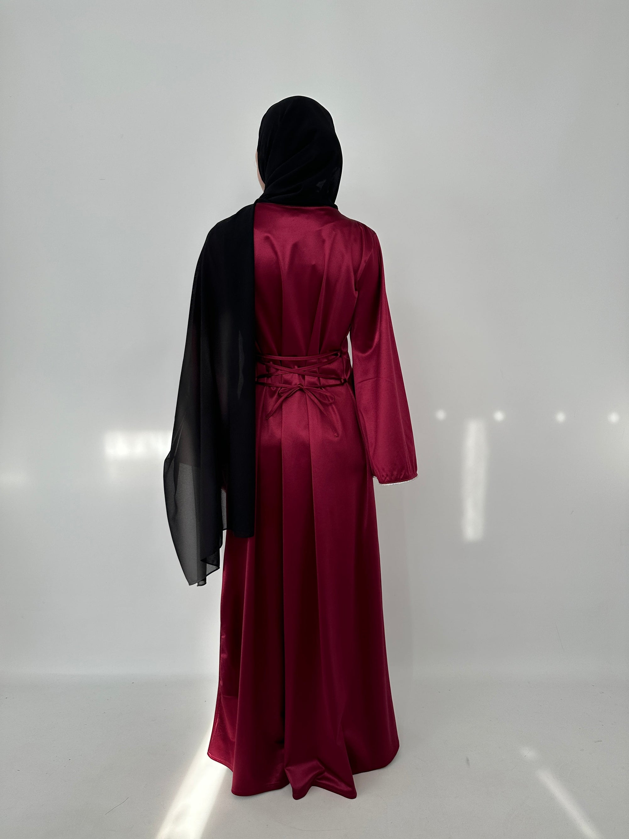 ROBE EN VELOURS SATINÉ