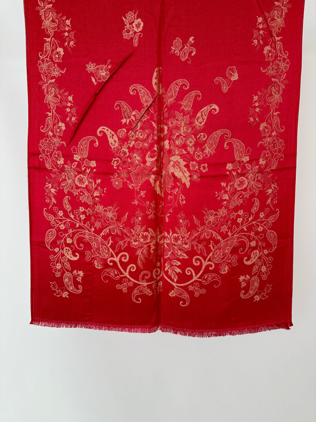 PASHMINA À MOTIFS SATINÉ