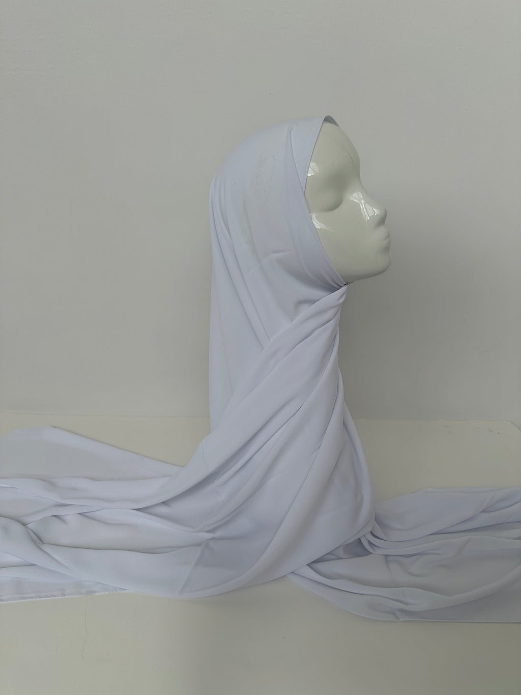 HIJAB SOIE DE MÉDINE BLANC
