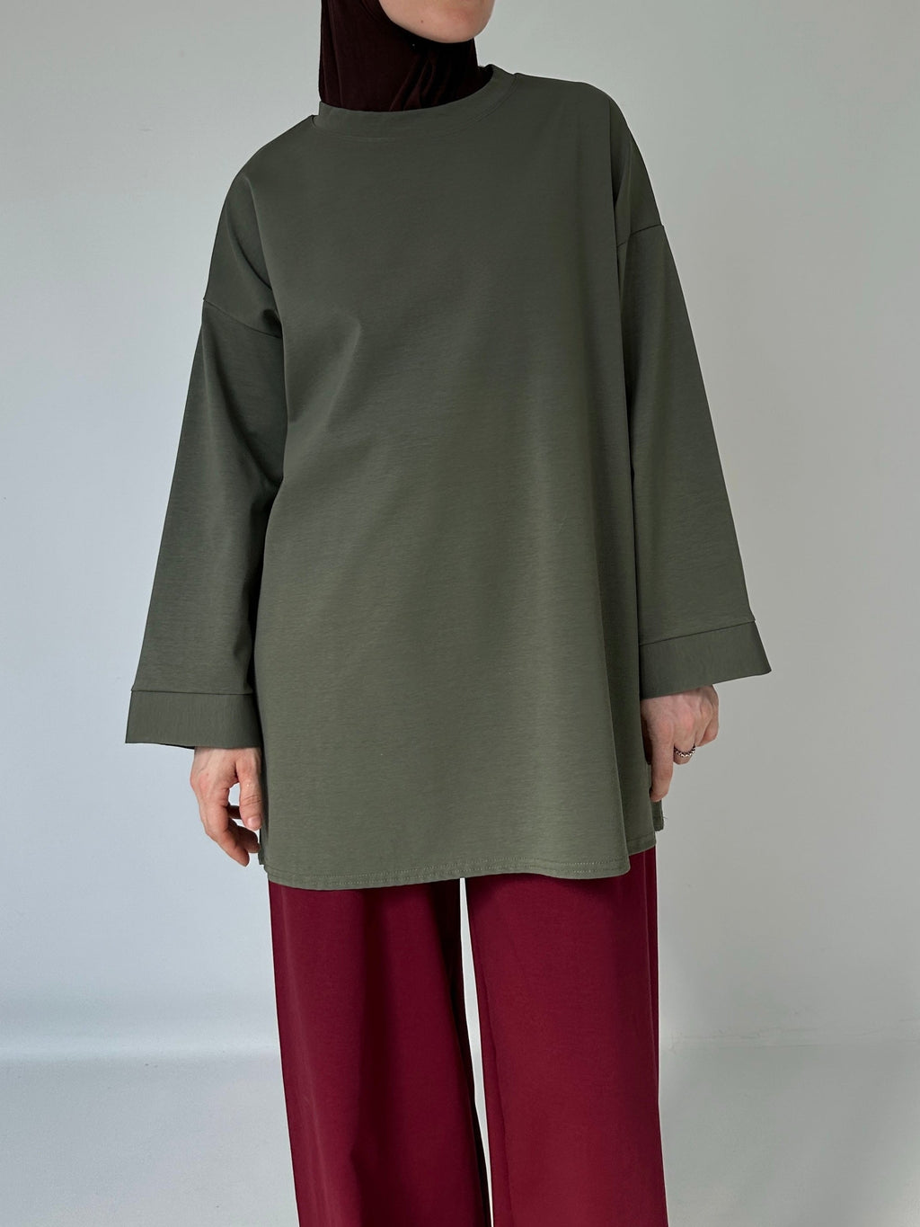 T-SHIRT OVERSIZE KAKI